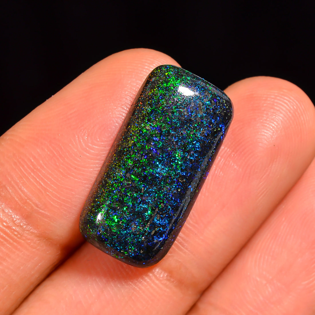 Andamooka Opal Radiant Shape Cabochon Loose Gemstone For Making Jewelry 21X10X5 mm 9 Ct. OP-779