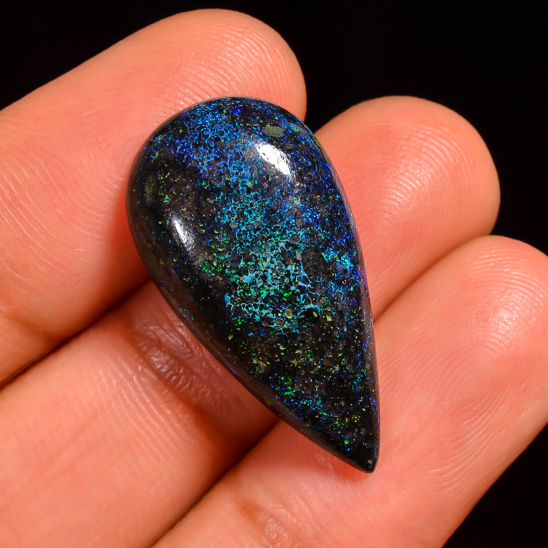 Andamooka Opal Pear Shape Cabochon Loose Gemstone For Making Jewelry 25X13X5 mm 9 Ct. OP-780