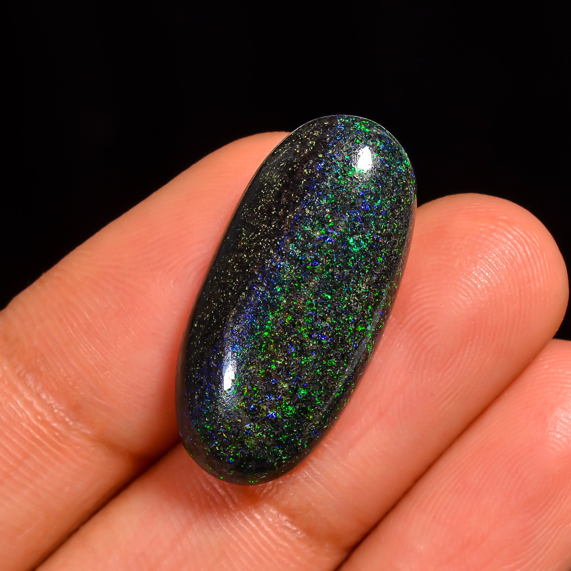Andamooka Opal Oval Shape Cabochon Loose Gemstone For Making Jewelry 25X12X5 mm 10 Ct. OP-782