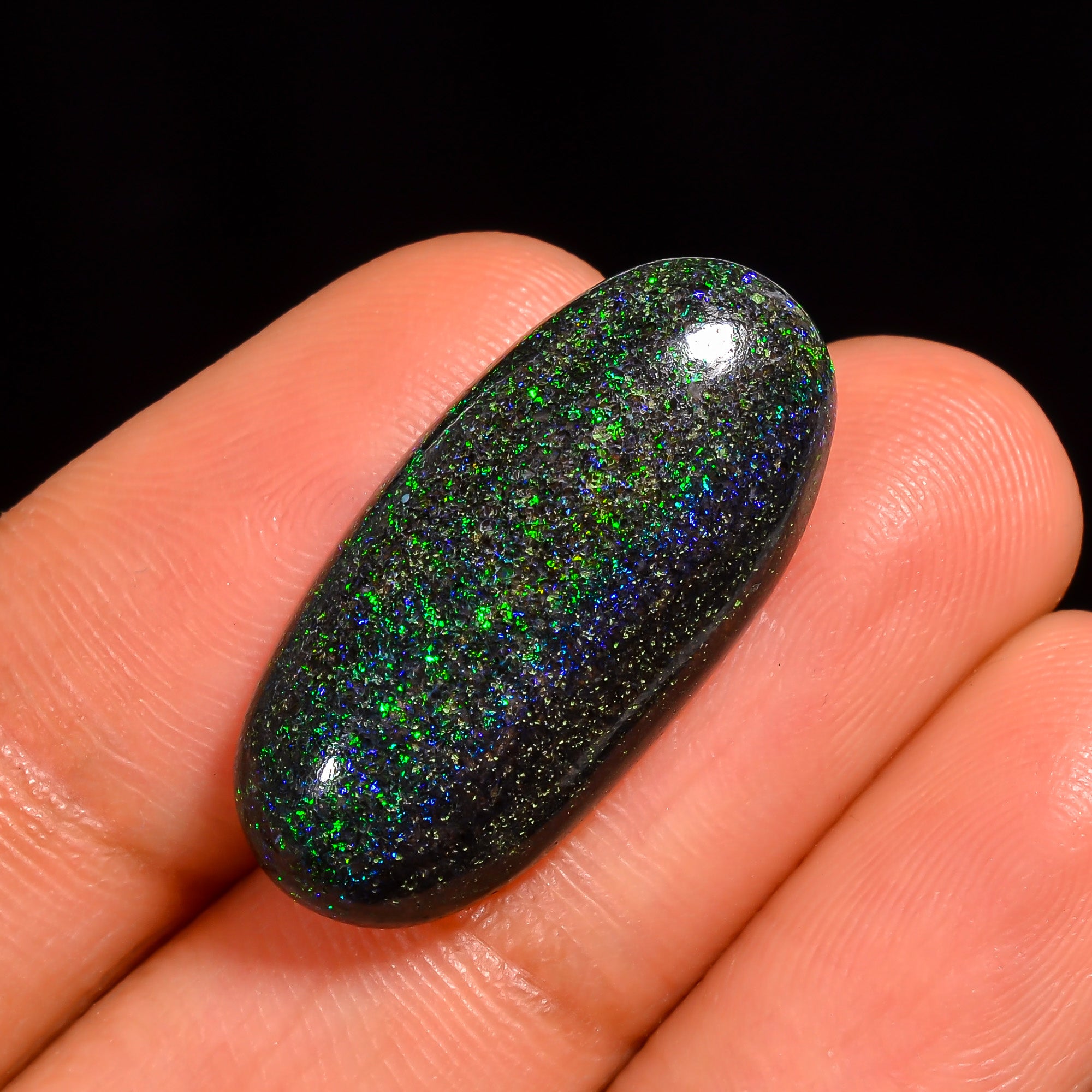 Andamooka Opal Oval Shape Cabochon Loose Gemstone For Making Jewelry 25X12X5 mm 10 Ct. OP-782