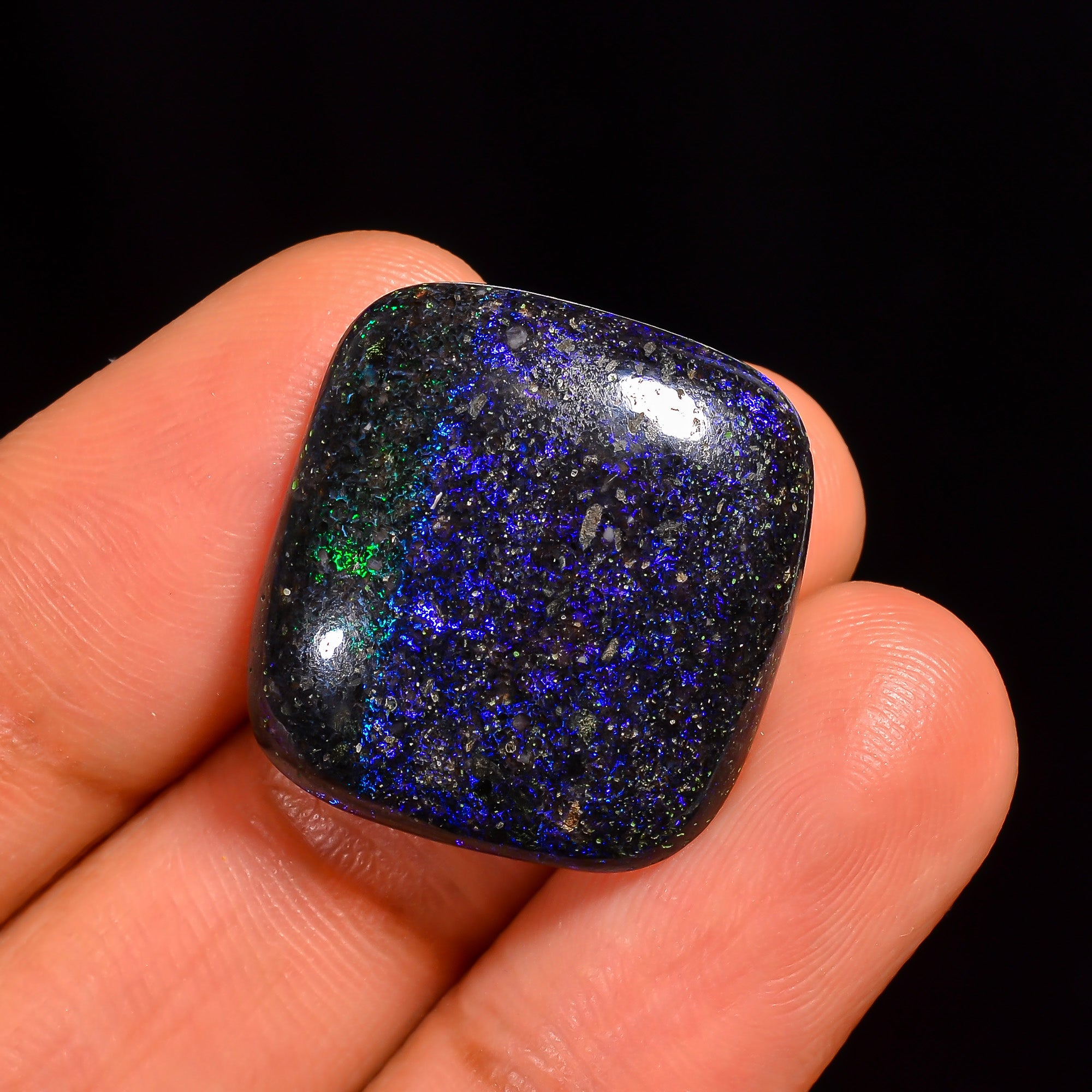 Andamooka Opal Cushion Shape Cabochon Loose Gemstone For Making Jewelry 20X19X5 mm 14 Ct. OP-785