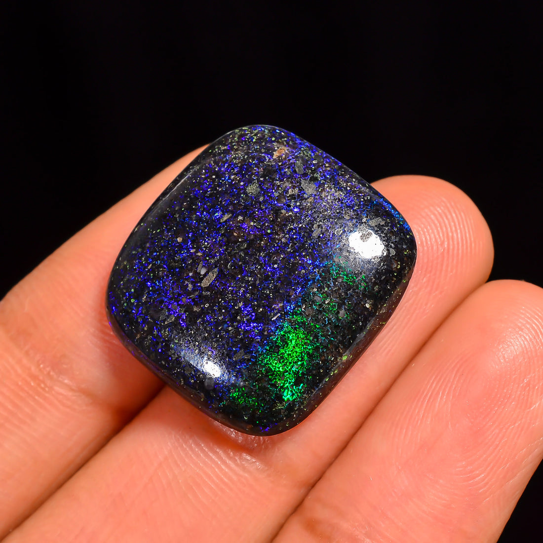 Andamooka Opal Cushion Shape Cabochon Loose Gemstone For Making Jewelry 20X19X5 mm 14 Ct. OP-785