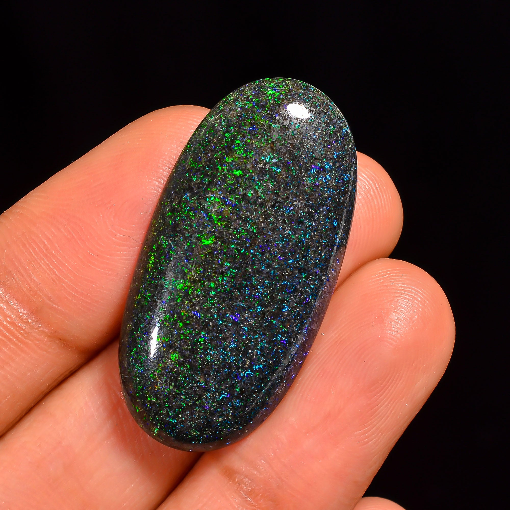Andamooka Opal Oval Shape Cabochon Loose Gemstone For Making Jewelry 33X16X5 mm 20 Ct. OP-787