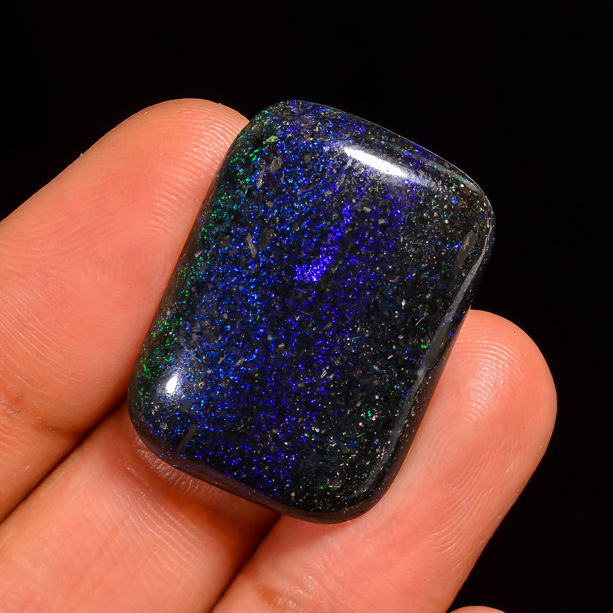 Andamooka Opal Radiant Shape Cabochon Loose Gemstone For Making Jewelry 26X19X5 mm 20 Ct. OP-790