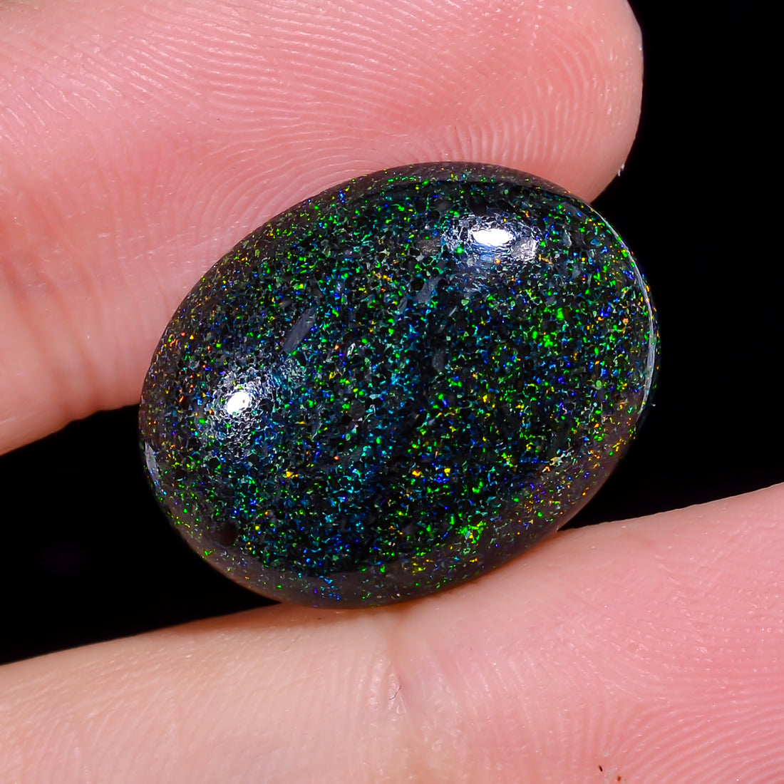 Andamooka Opal Oval Shape Cabochon 9.5 Ct. 19X15X4 mm OP-939