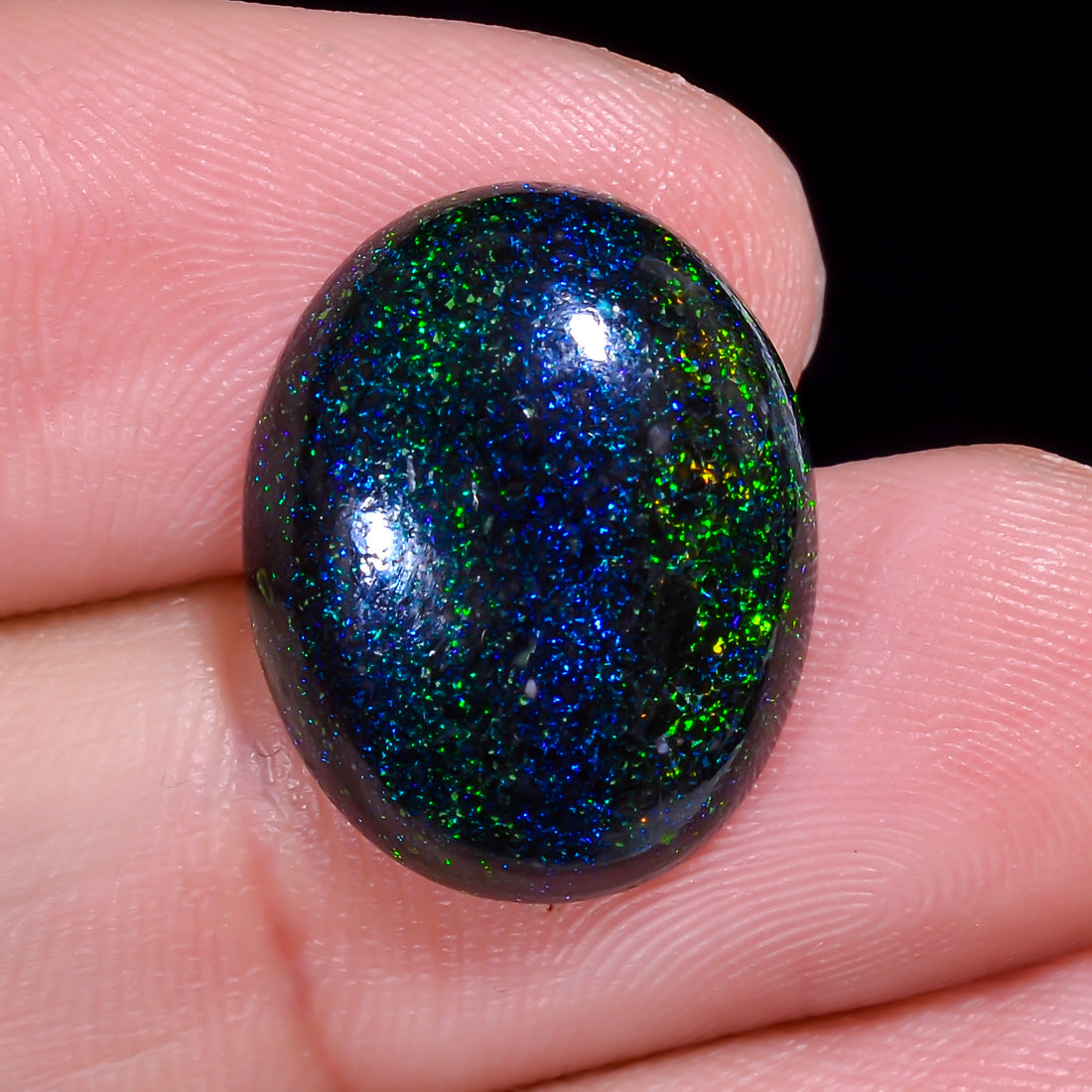 Andamooka Opal Oval Shape Cabochon 8 Ct. 17X14X5 mm OP-940