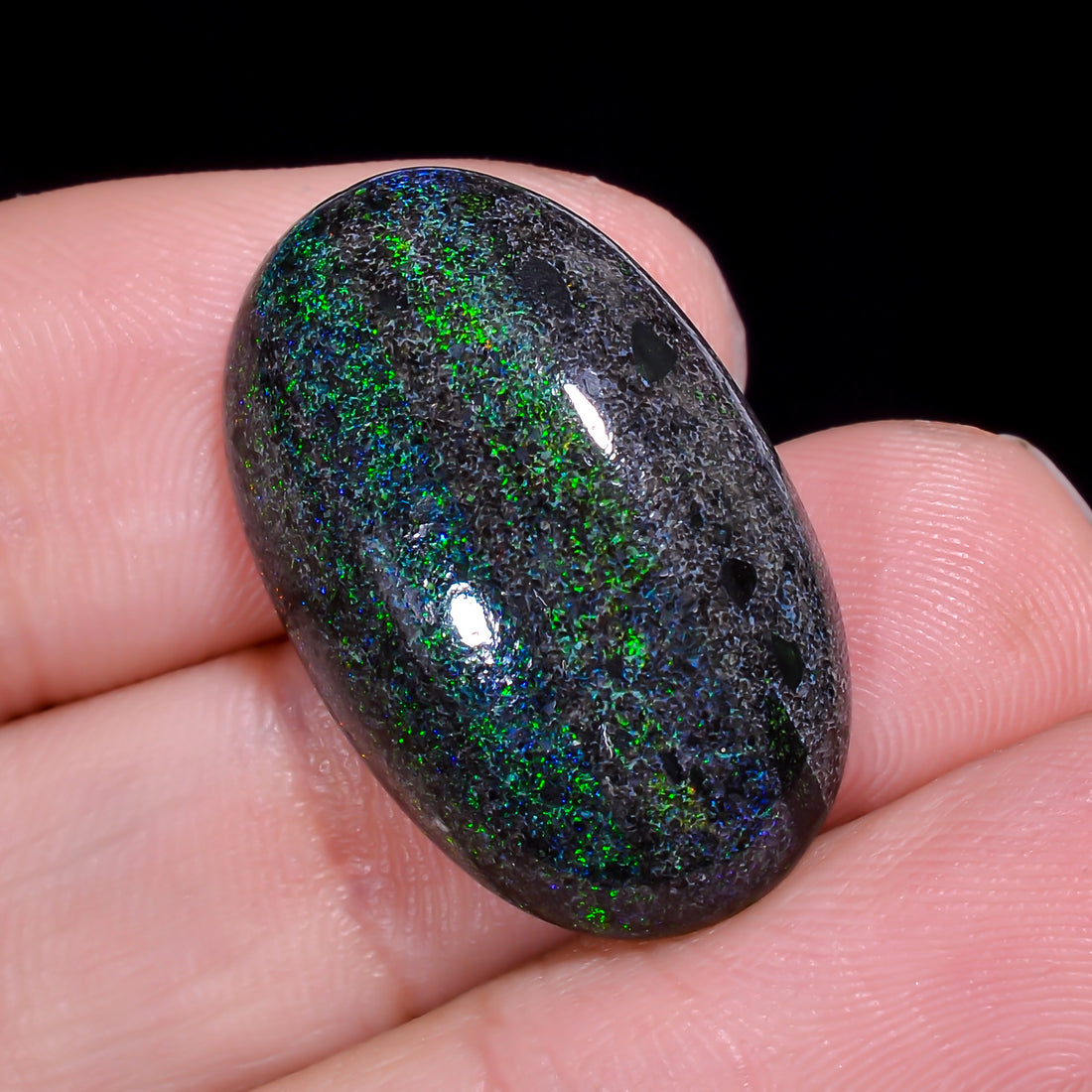 Andamooka Opal Oval Shape Cabochon 17 Ct. 24X15X6 mm OP-943