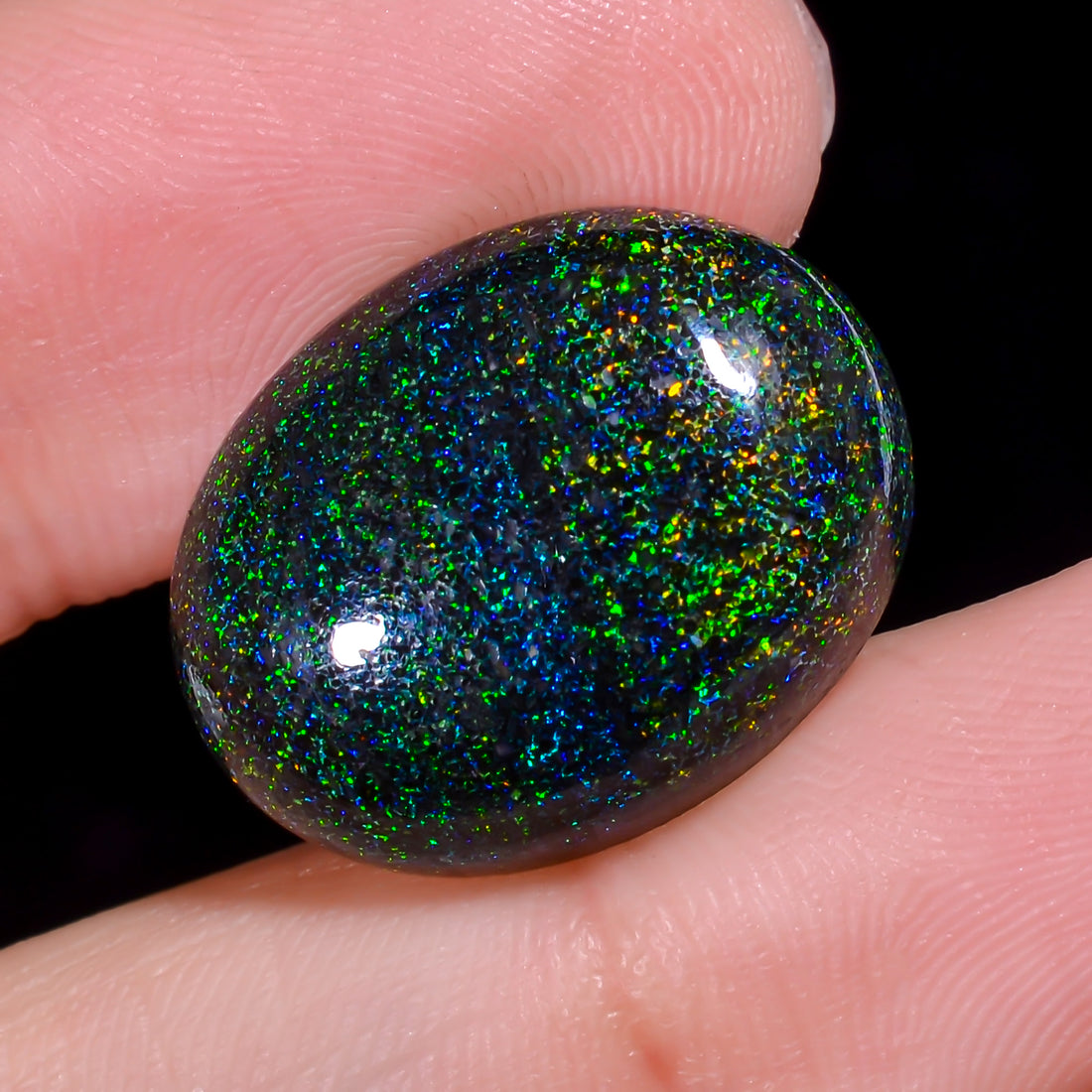 Andamooka Opal Oval Shape Cabochon 13 Ct. 19X15X6 mm OP-950