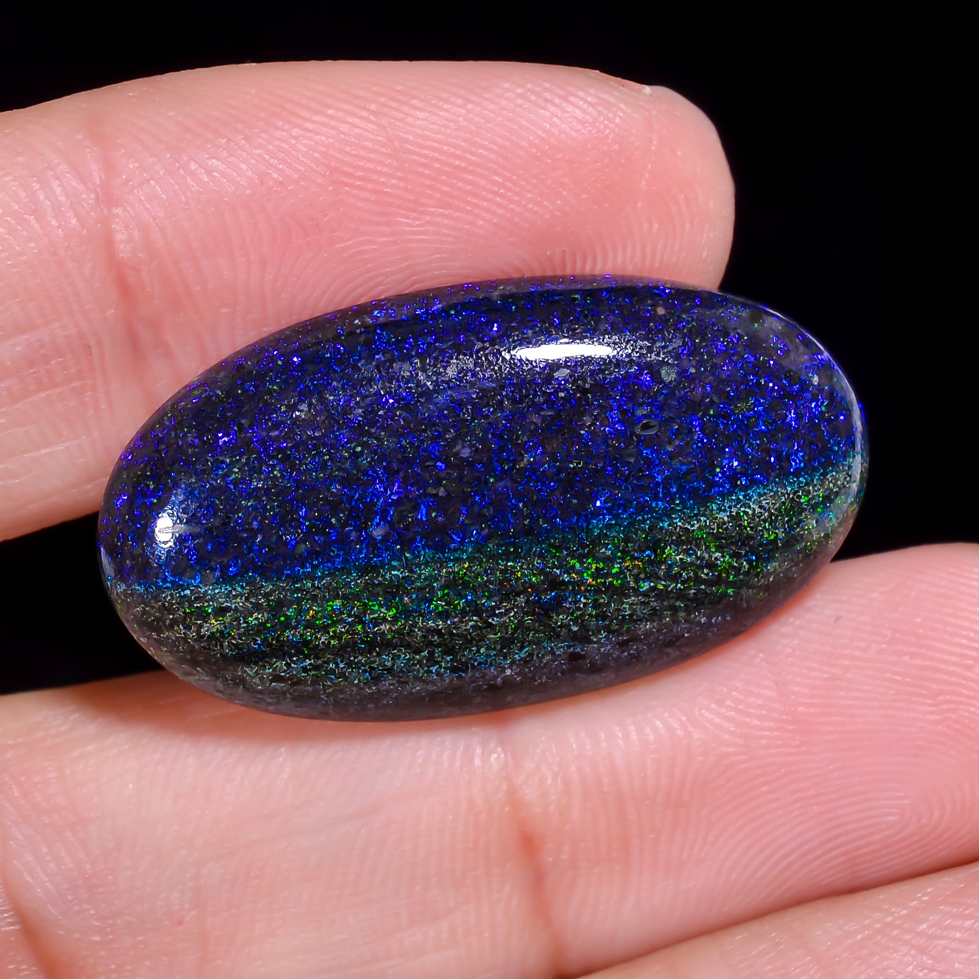 Andamooka Opal Oval Shape Cabochon 18.5 Ct. 30X16X5 mm OP-954