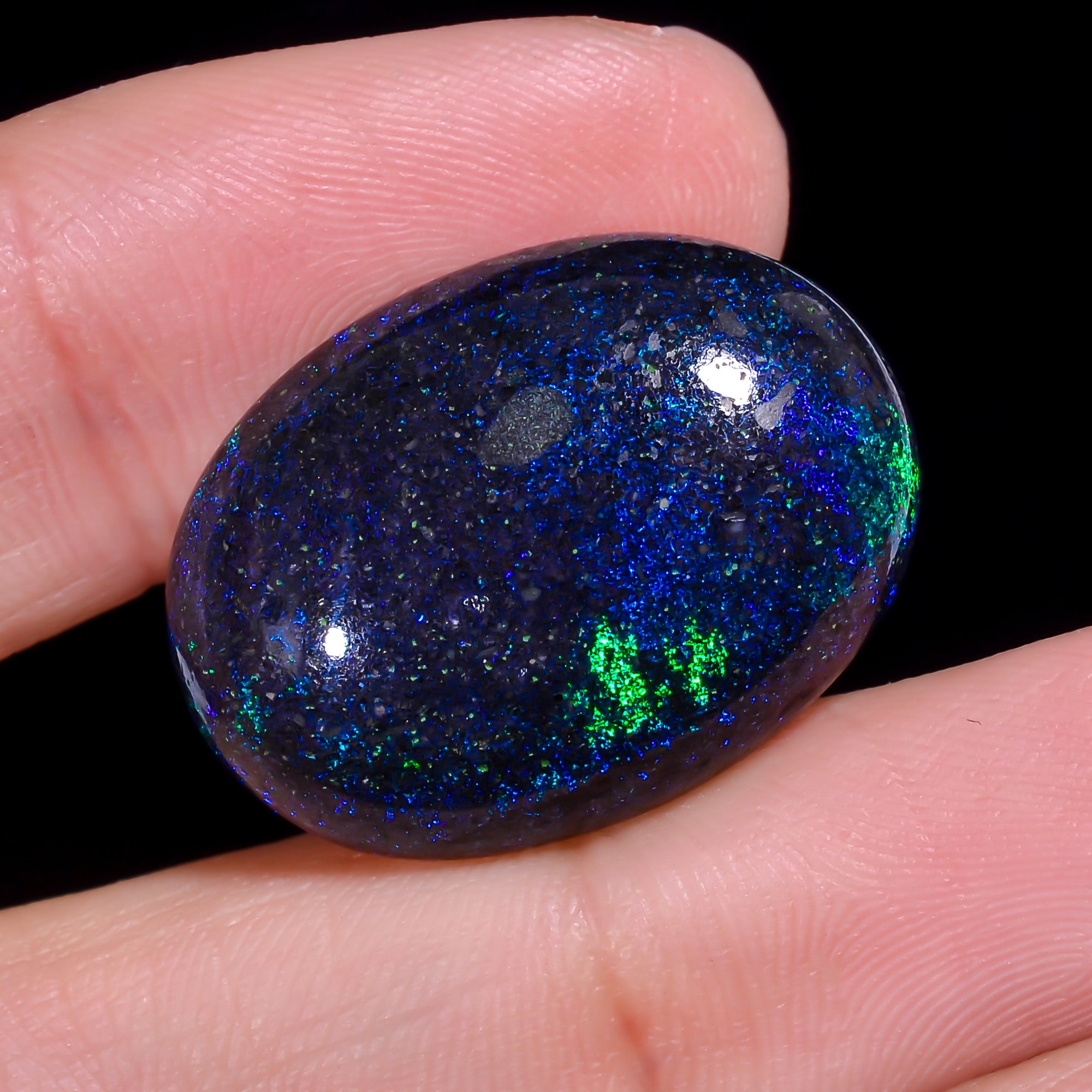 Andamooka Opal Oval Shape Cabochon 19.5 Ct. 24X18X6 mm OP-955