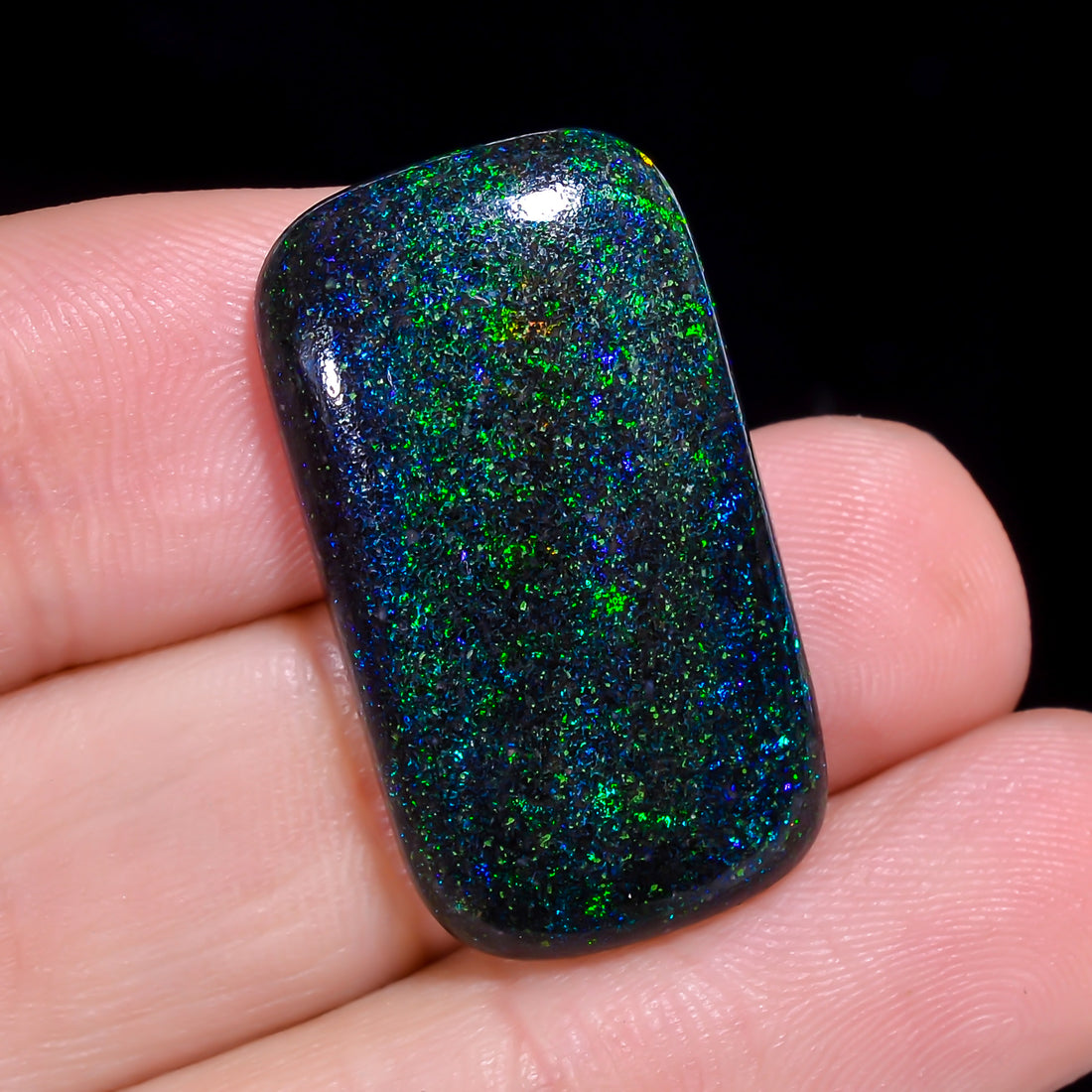 Andamooka Opal Radiant Shape Cabochon 18 Ct. 28X15X5 mm OP-956