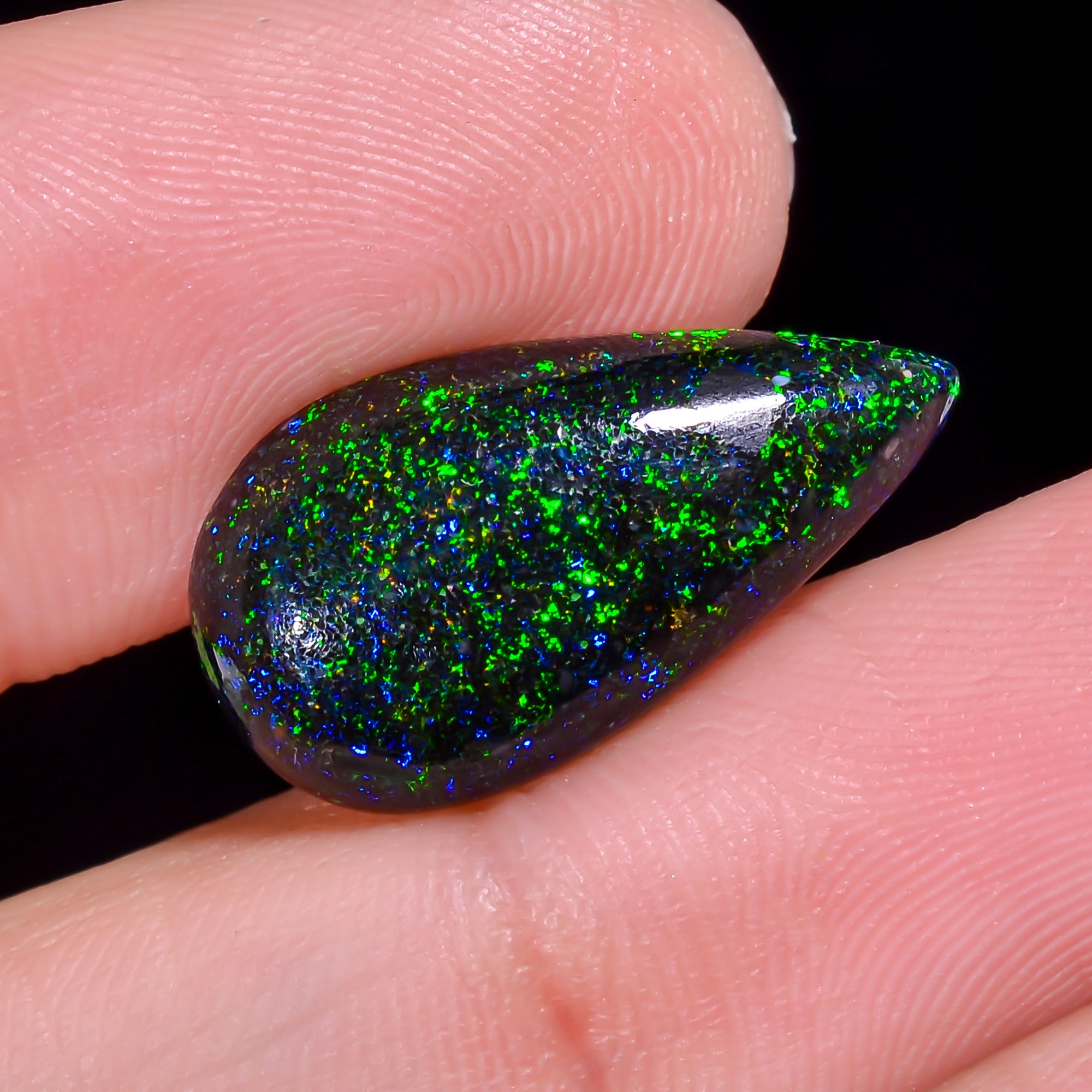 Andamooka Opal Pear Shape Cabochon 5.5 Ct. 20X10X4 mm OP-961