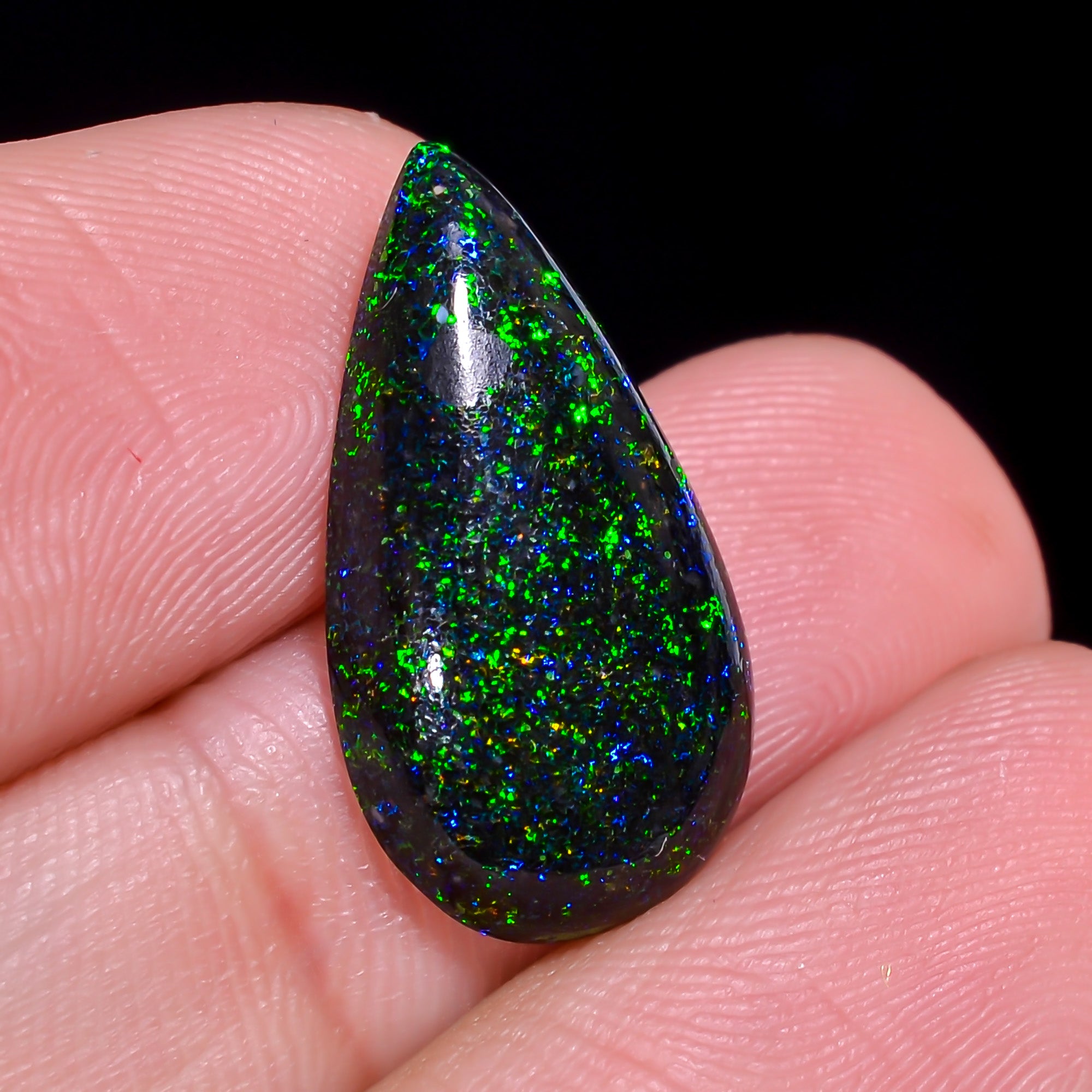 Andamooka Opal Pear Shape Cabochon 5.5 Ct. 20X10X4 mm OP-961