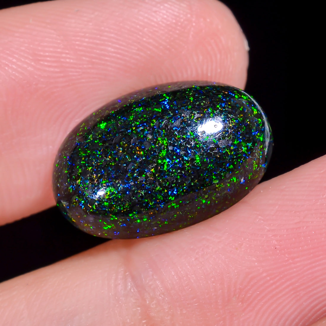 Andamooka Opal Oval Shape Cabochon 7 Ct. 17X11X5 mm OP-962