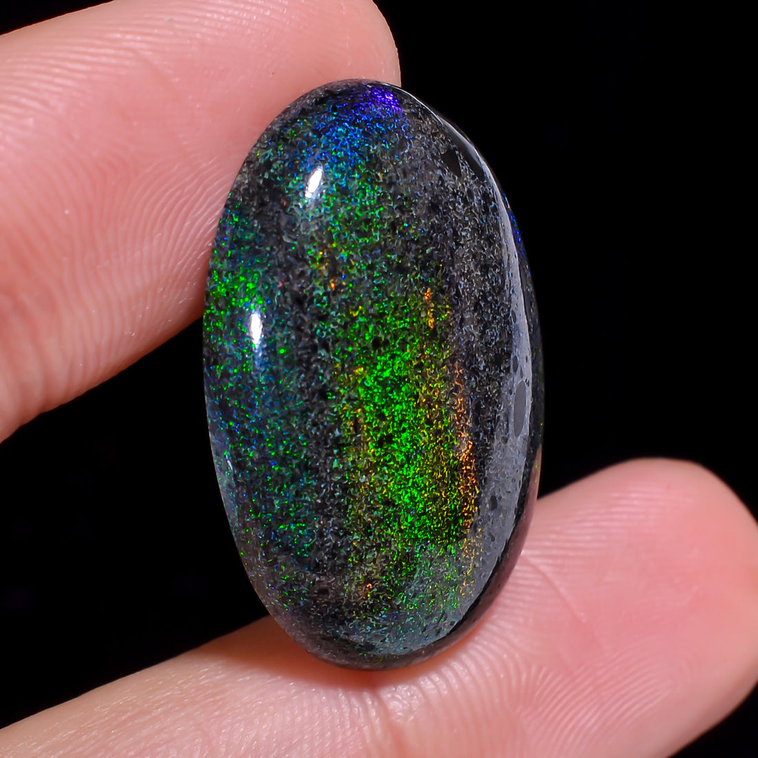 Andamooka Opal Oval Shape Cabochon 22.5 Ct. 27X18X6 mm OP-964