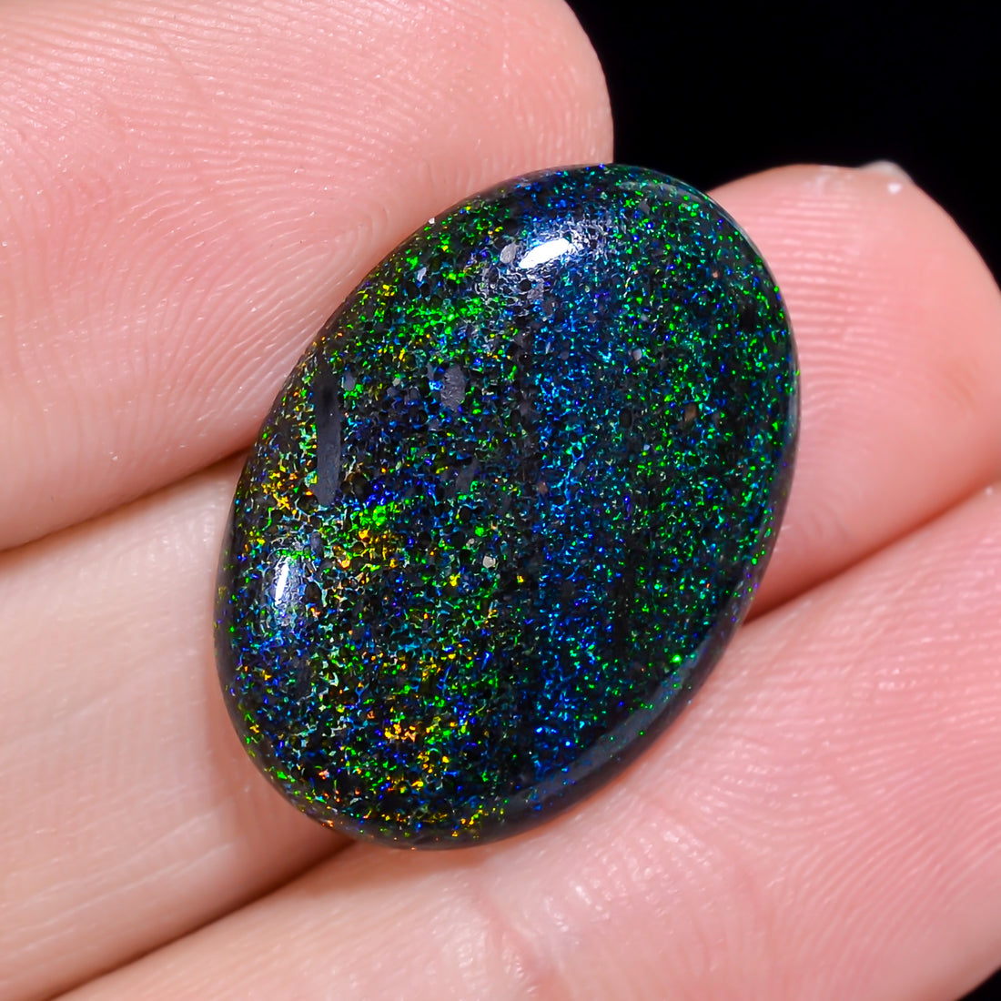 Andamooka Opal Oval Shape Cabochon 10 Ct. 21X15X4 mm OP-966