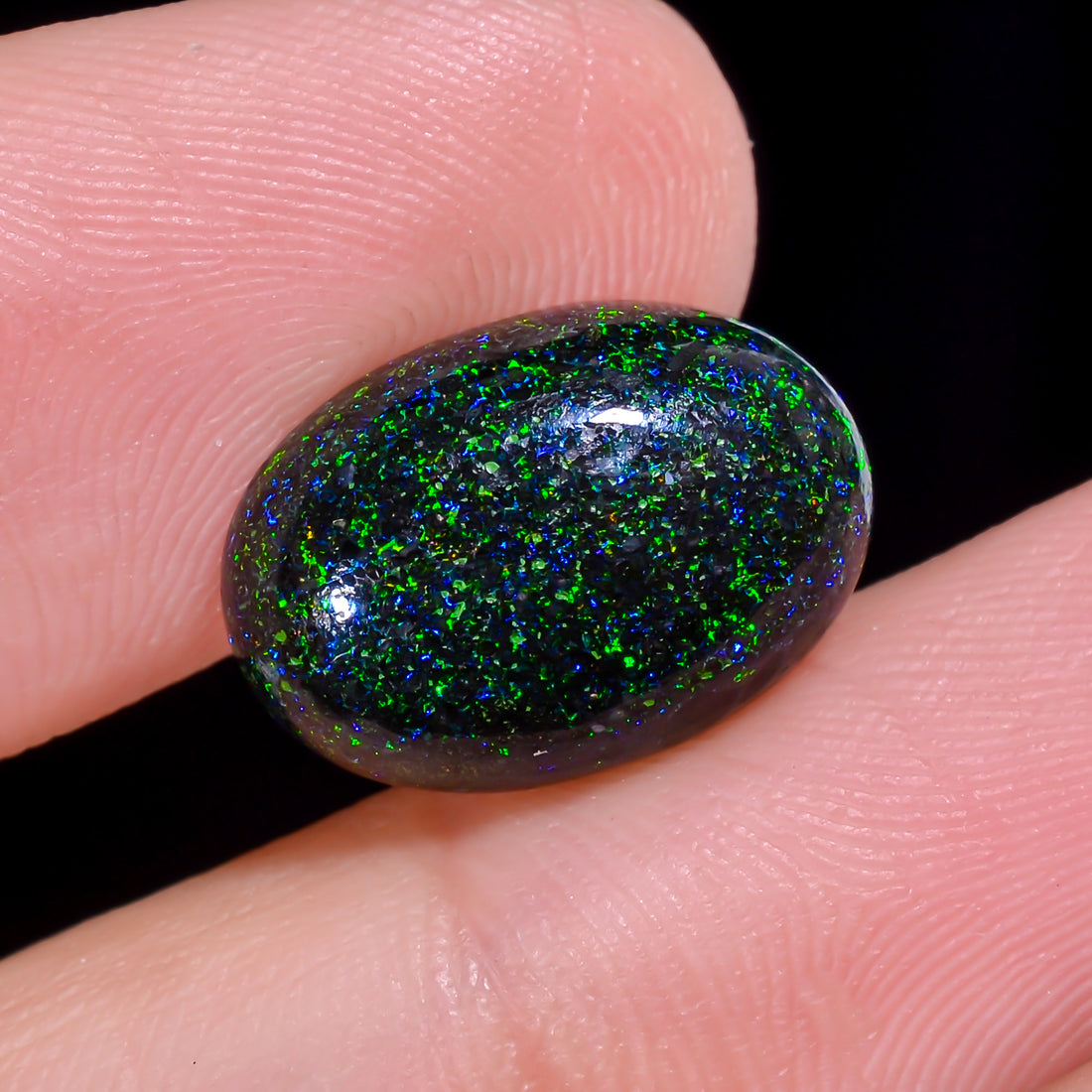 Andamooka Opal Oval Shape Cabochon 5.5 Ct. 15X10X5 mm OP-968