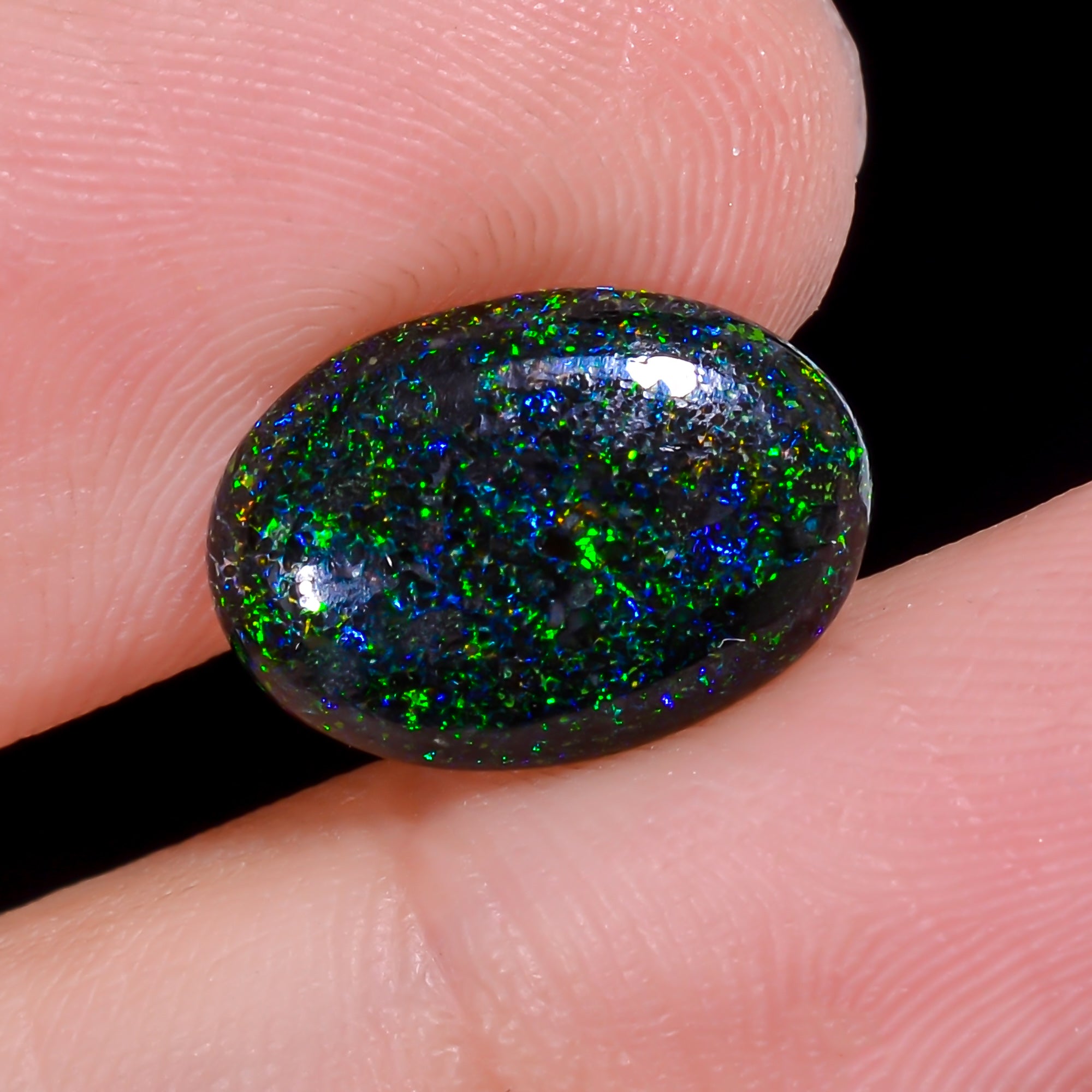 Andamooka Opal Oval Shape Cabochon 2.5 Ct. 13X9X3 mm OP-969
