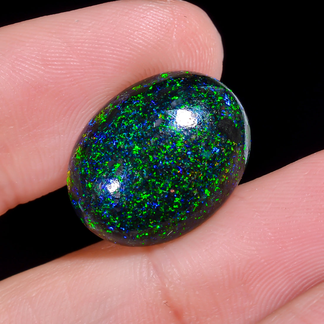 Andamooka Opal Oval Shape Cabochon 10.5 Ct. 18X14X6 mm OP-970