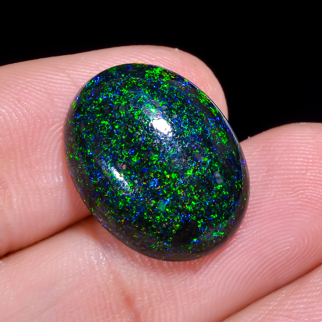 Andamooka Opal Oval Shape Cabochon 10.5 Ct. 18X14X6 mm OP-970