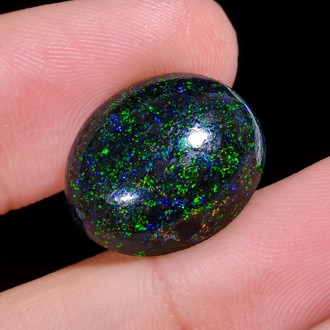 Andamooka Opal Oval Shape Cabochon 11 Ct. 17X14X7 mm OP-972