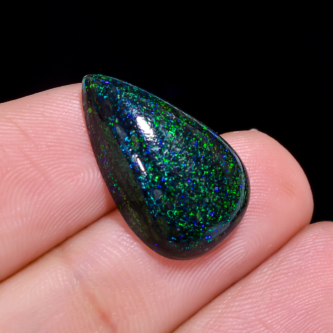 Andamooka Opal Pear Shape Cabochon 8.5 Ct. 20X12X5 mm OP-975