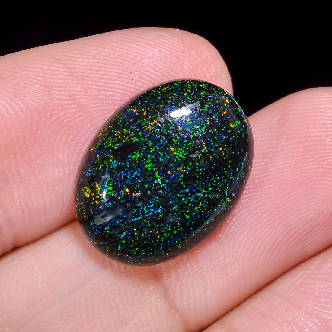 Andamooka Opal Oval Shape Cabochon 7.5 Ct. 17X13X5 mm OP-977