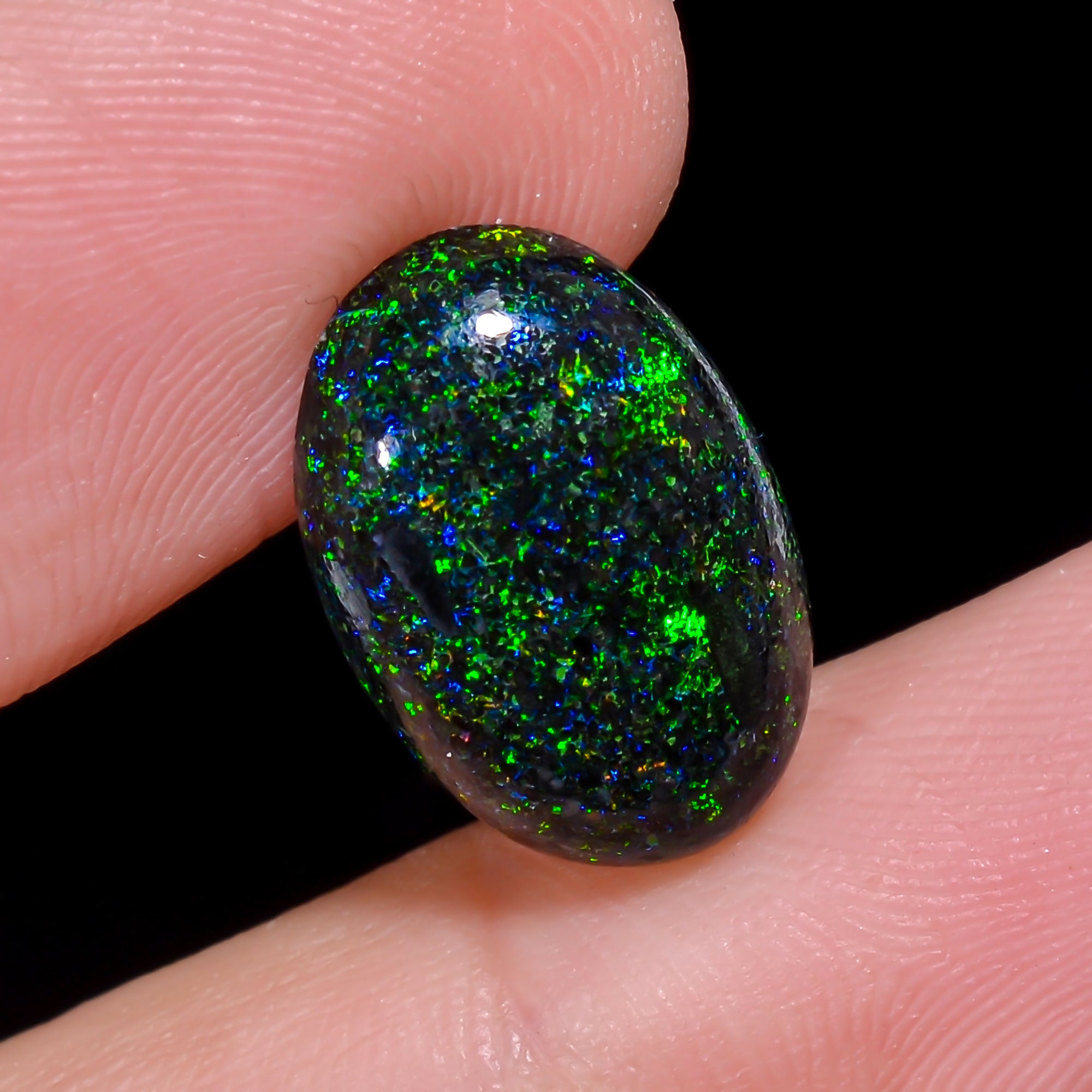 Andamooka Opal Oval Shape Cabochon 4.5 Ct. 15X10X4 mm OP-978