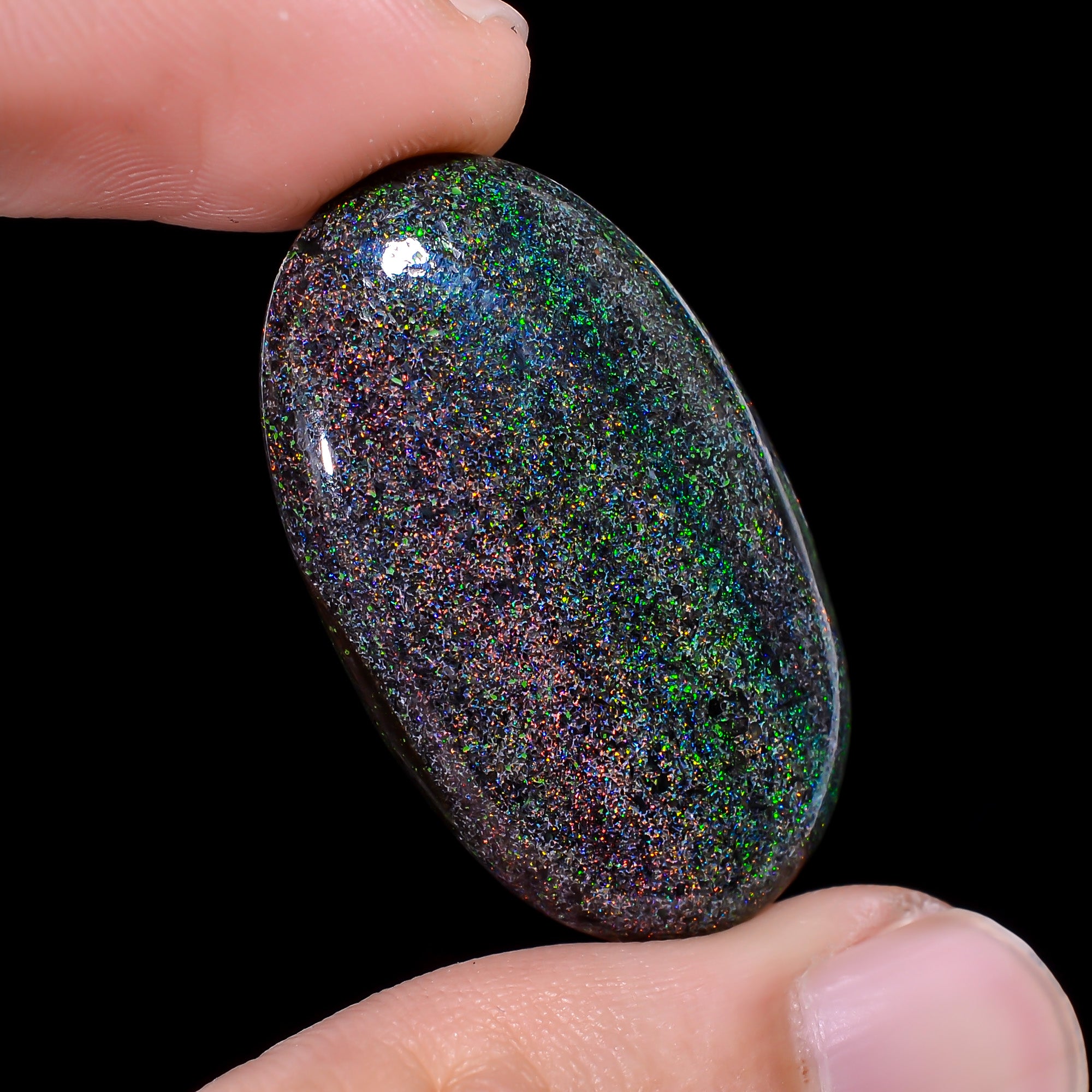 Andamooka Opal Oval Shape Cabochon 21.5 Ct. 32X19X5 mm OP-979