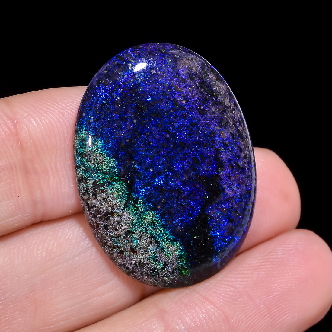 Andamooka Opal Oval Shape Cabochon 24 Ct. 30X23X5 mm OP-982