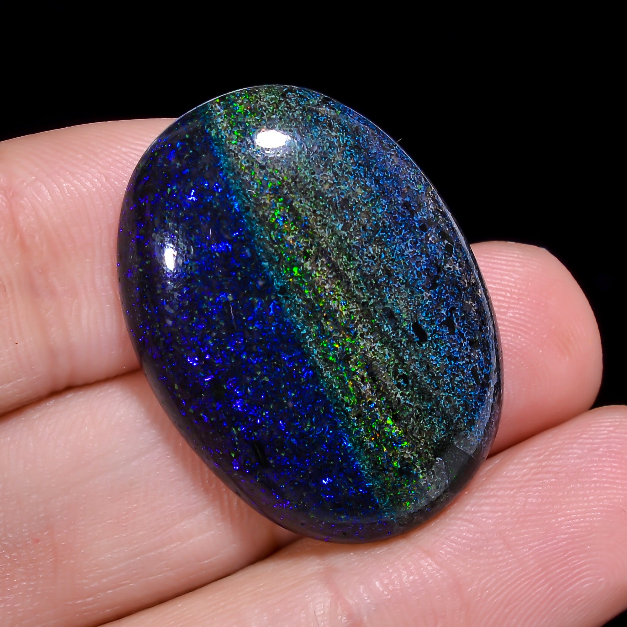Andamooka Opal Oval Shape Cabochon 29.5 Ct. 29X21X6 mm OP-983