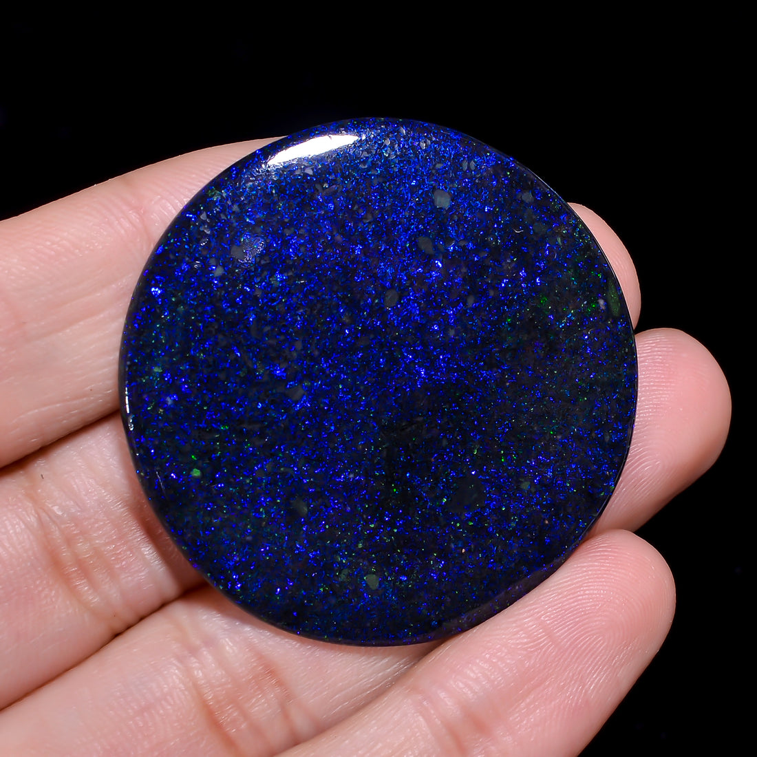 Andamooka Opal Round Shape Cabochon 39.5 Ct. 40X40X3 mm OP-984