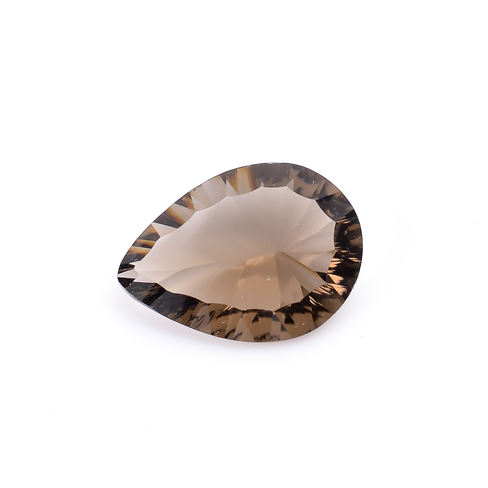 Natural Smoky Quartz Pear Shape Cut Stone Loose Gemstone For Making Jewelry 9 Ct. 18X13X7 mm S-1177