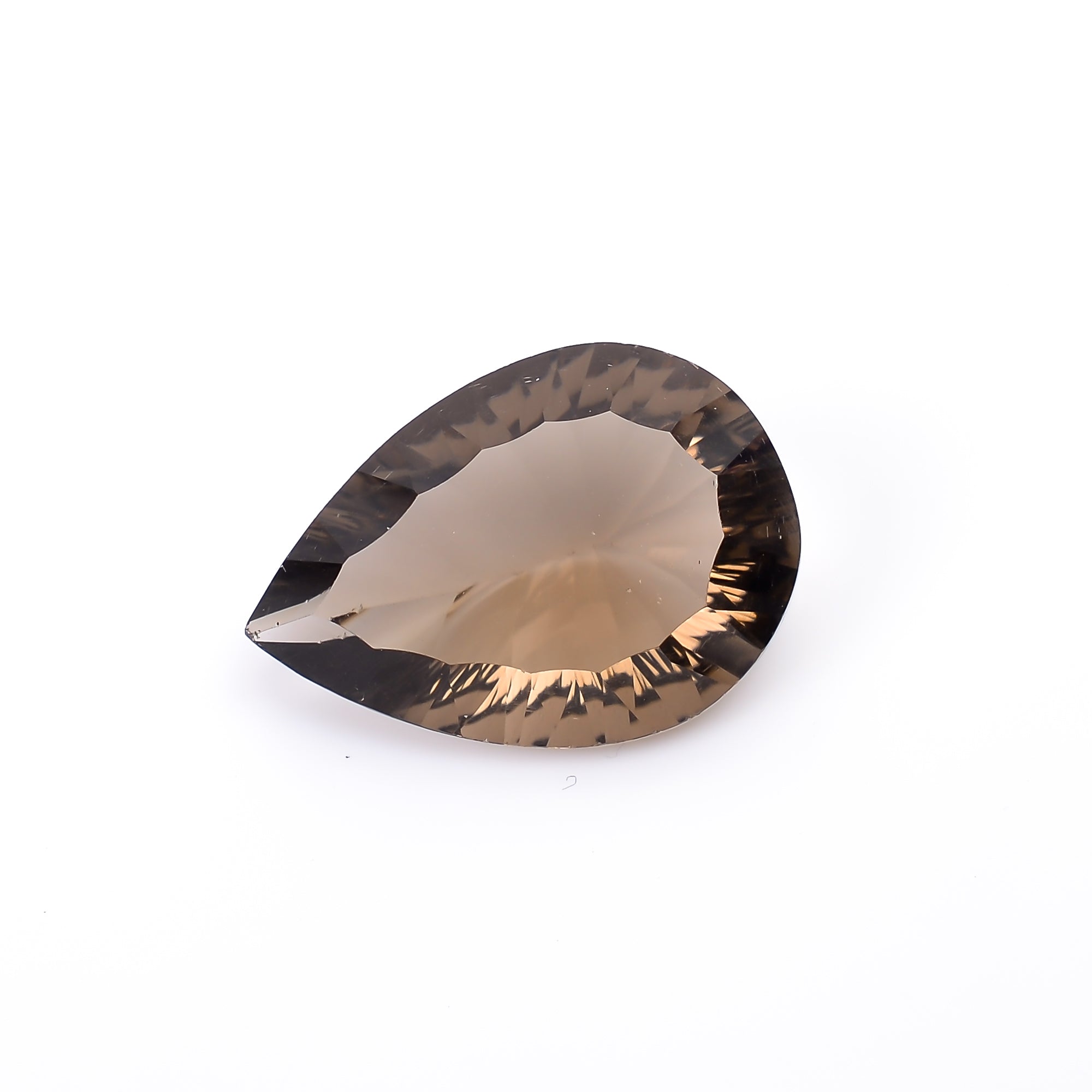 Natural Smoky Quartz Pear Shape Cut Stone Loose Gemstone For Making Jewelry 8 Ct. 18X13X8 mm S-1180