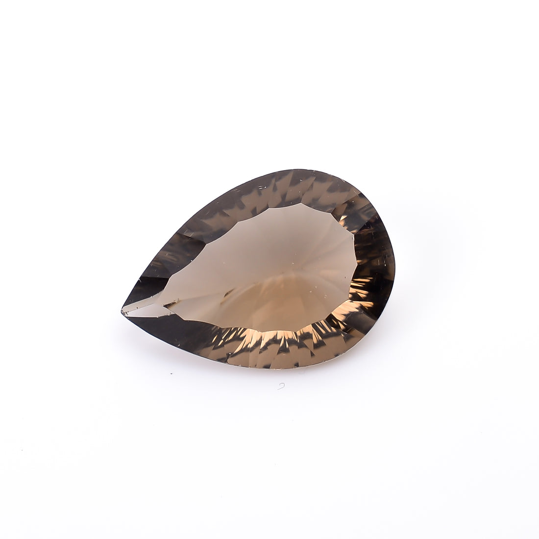 Natural Smoky Quartz Pear Shape Cut Stone Loose Gemstone For Making Jewelry 8 Ct. 18X13X8 mm S-1180