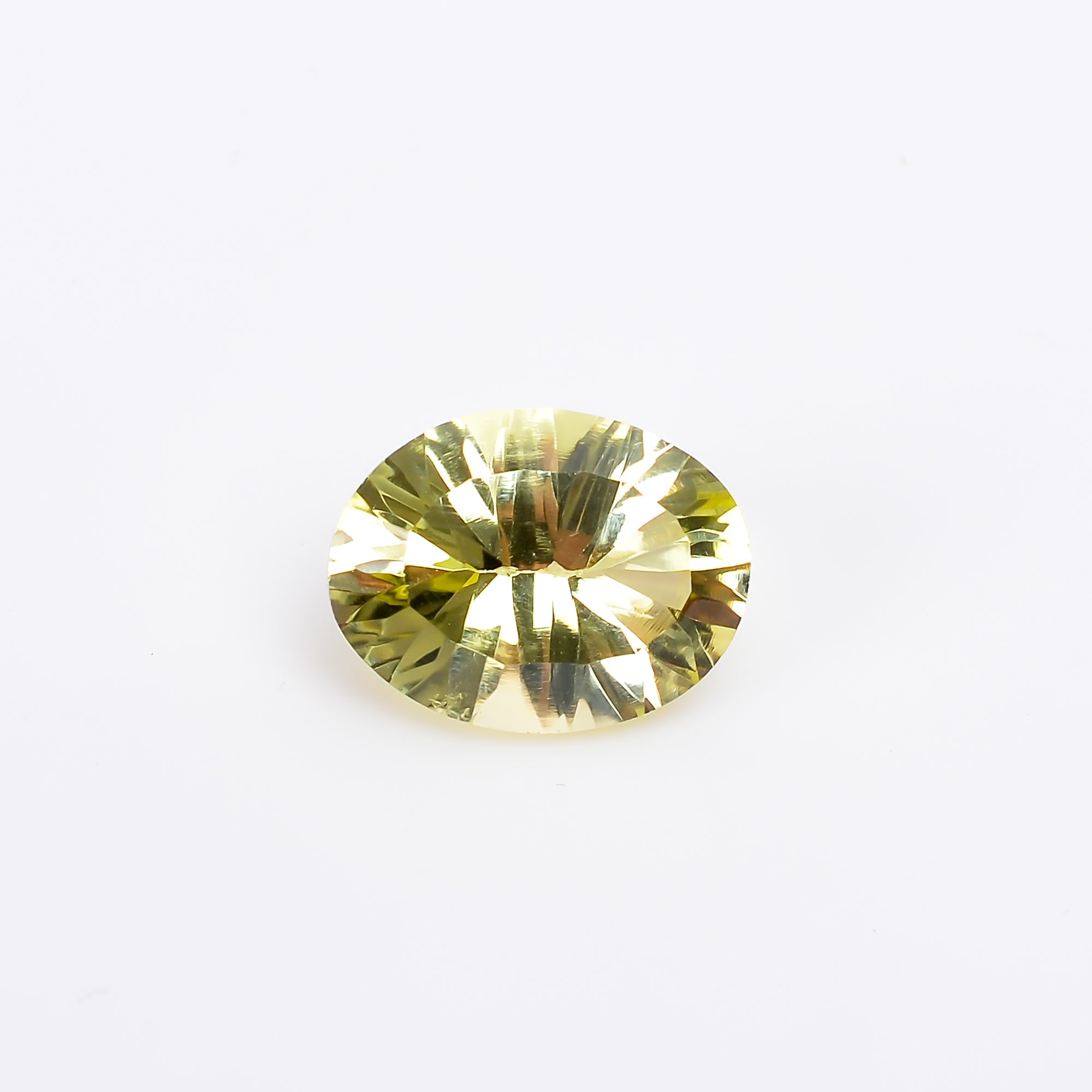 Natural Lemon Quartz Oval Shape Cut Stone Loose Gemstone For Making Jewelry 6 Ct. 14X10X7 mm S-1227