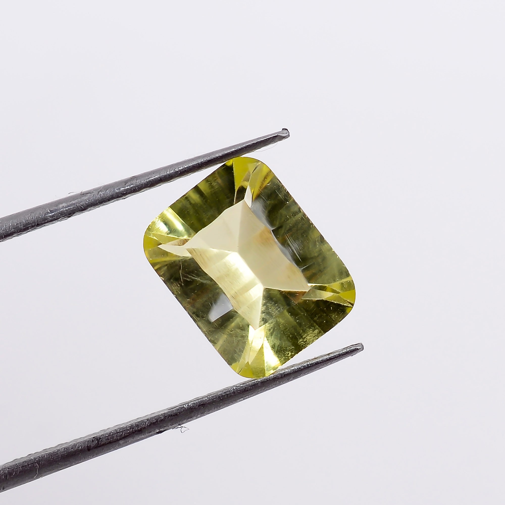 Natural Lemon Quartz Radiant Shape Cut Stone Loose Gemstone For Making Jewelry 2.5 Ct. 10X8X5 mm S-1231