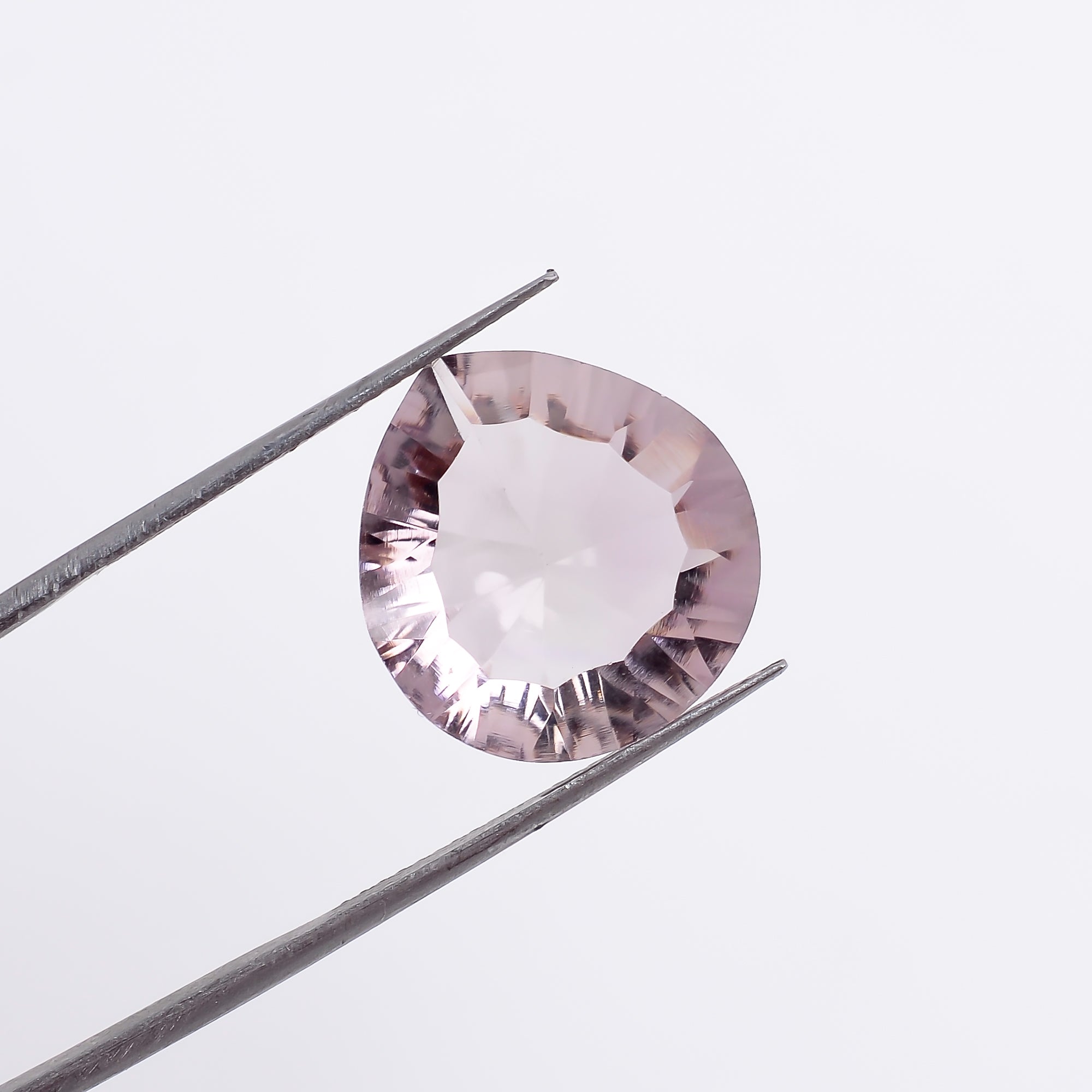 Natural Mauve Quartz Heart Shape Cut Stone Loose Gemstone For Making Jewelry 8.5 Ct. 16X15X7 mm S-1242