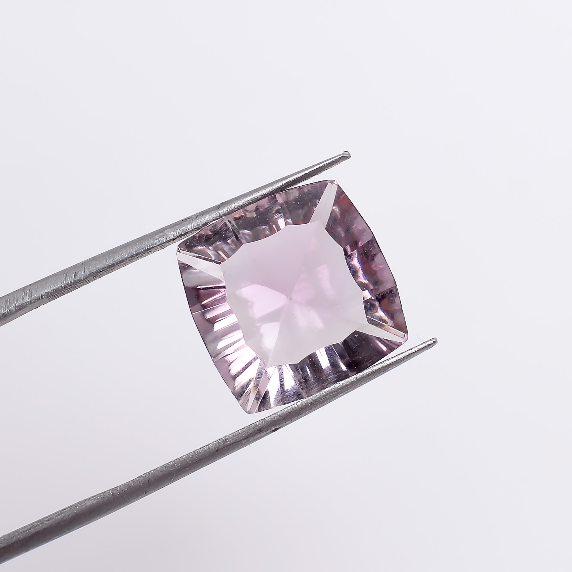 Natural Mauve Quartz Cushion Shape Cut Stone Loose Gemstone For Making Jewelry 5.5 Ct. 12X12X6 mm S-1243