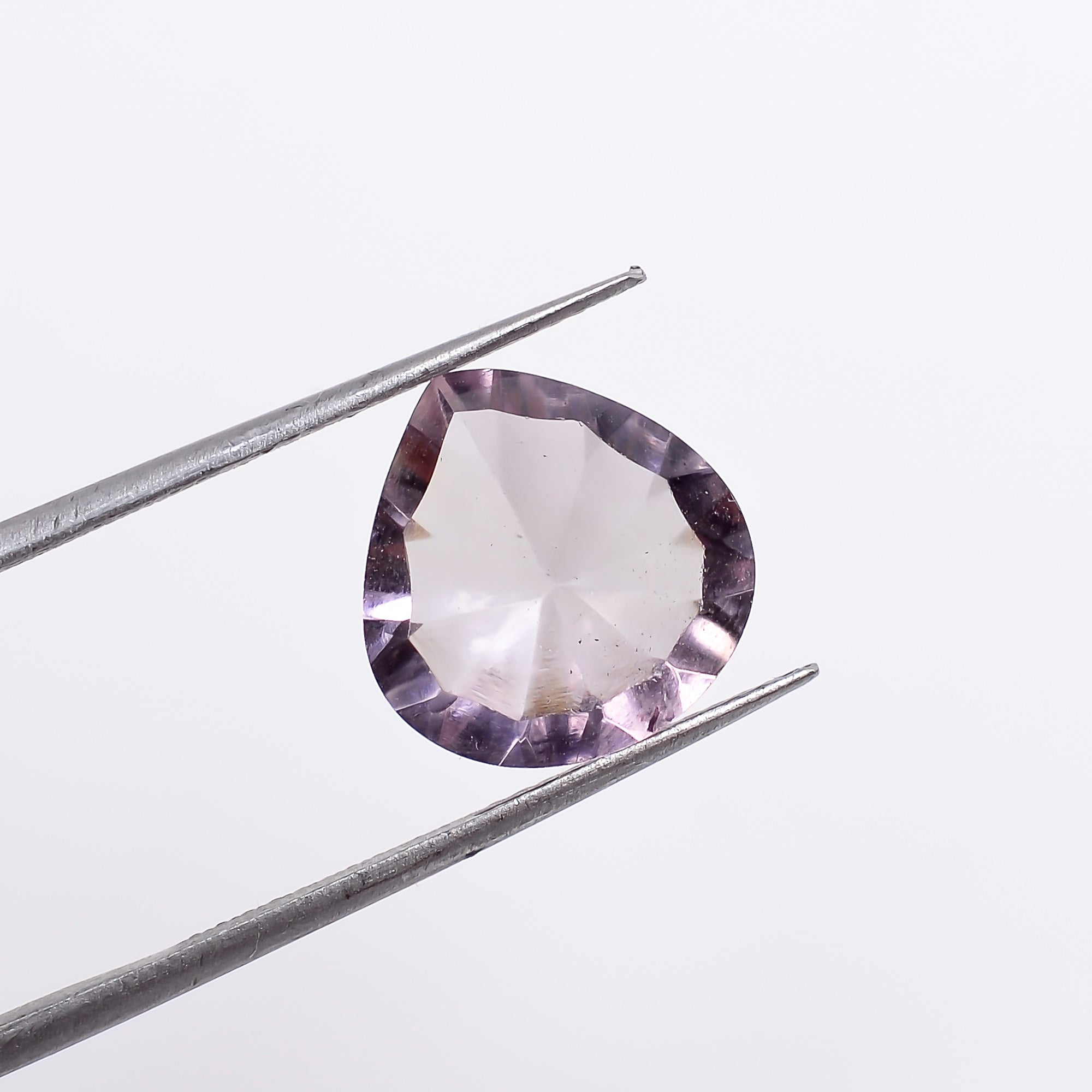 Natural Mauve Quartz Heart Shape Cut Stone Loose Gemstone For Making Jewelry 4 Ct. 11X11X6 mm S-1244