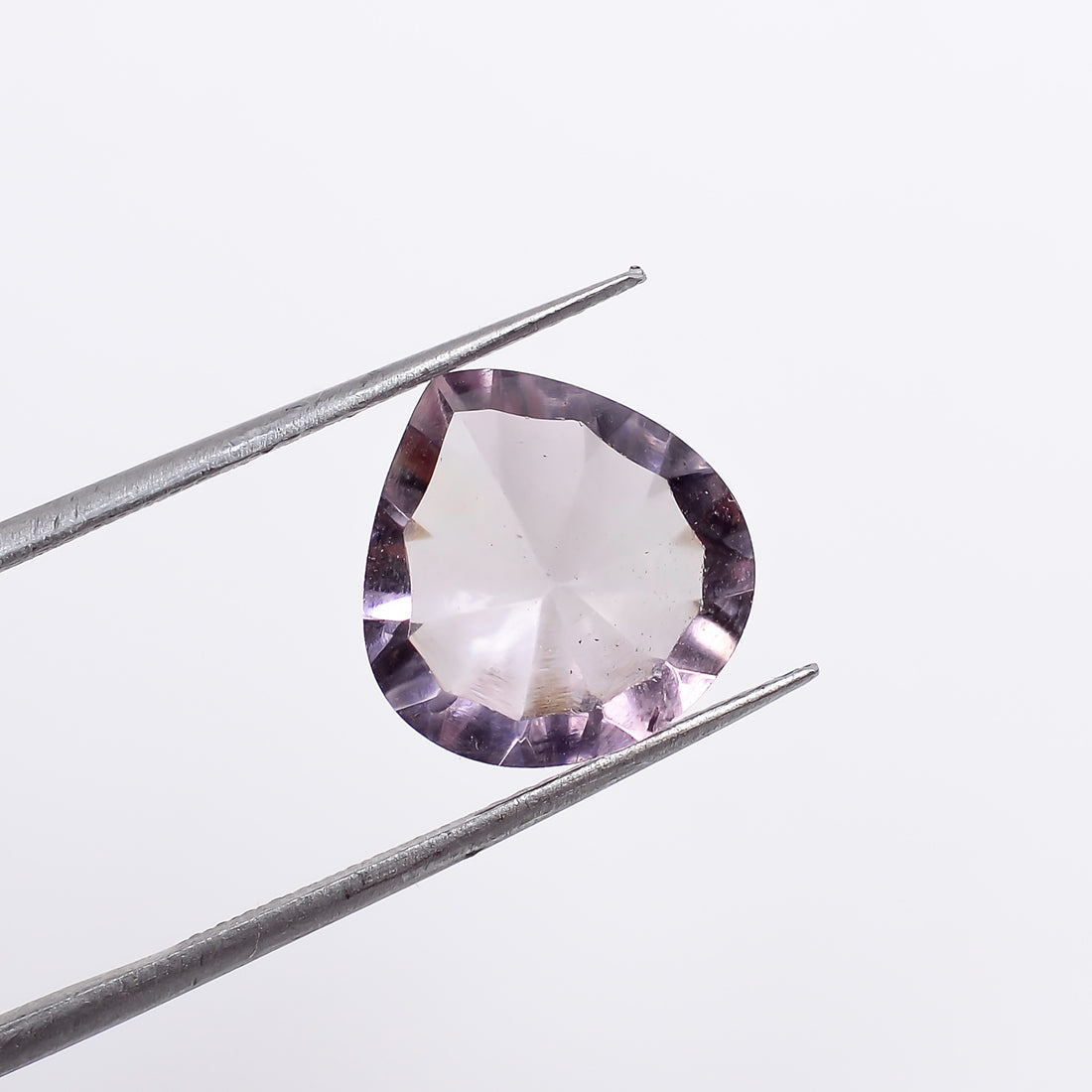 Natural Mauve Quartz Heart Shape Cut Stone Loose Gemstone For Making Jewelry 4 Ct. 11X11X6 mm S-1244