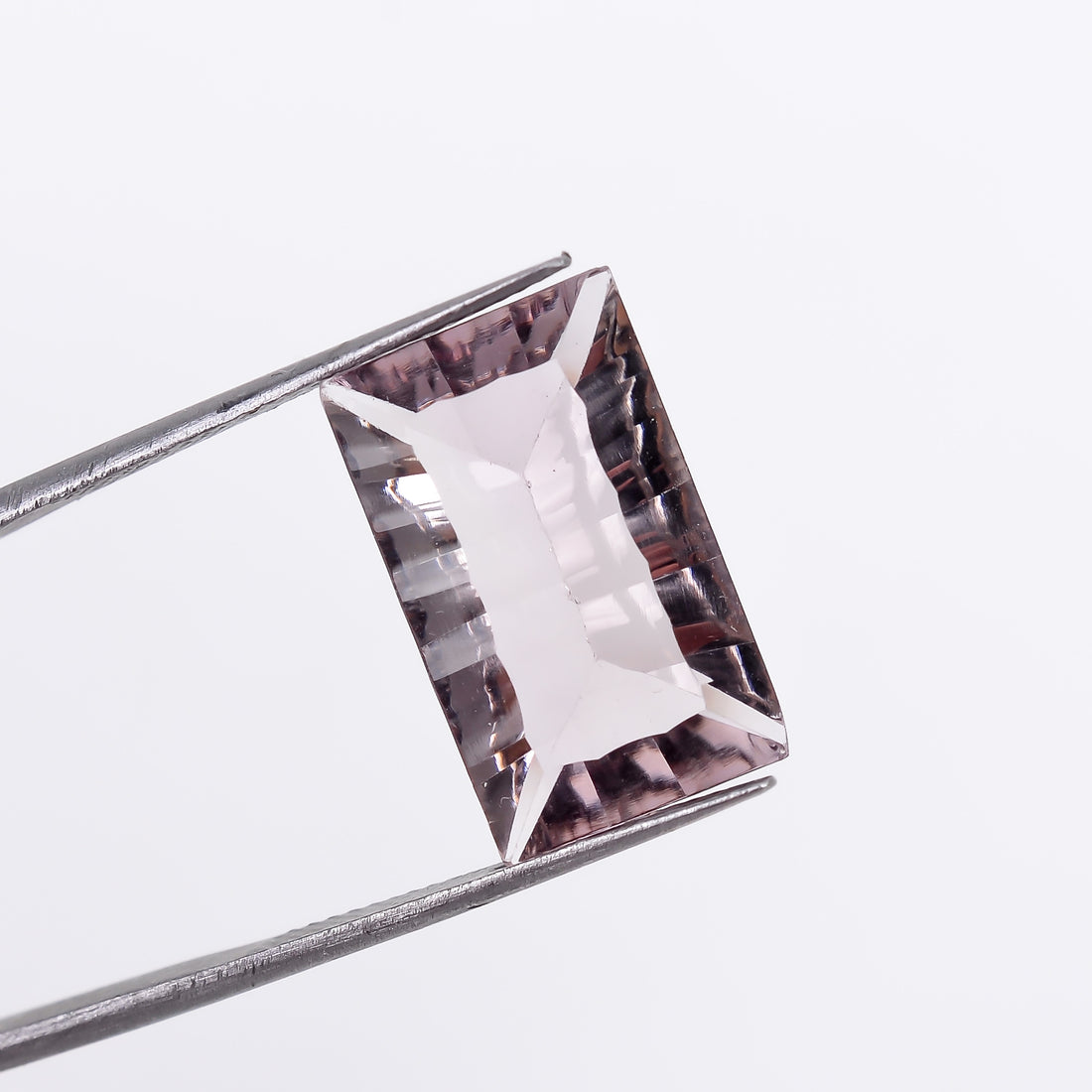Natural Mauve Quartz Rectangle Shape Cut Stone Loose Gemstone For Making Jewelry 7 Ct. 17X10X6 mm S-1245