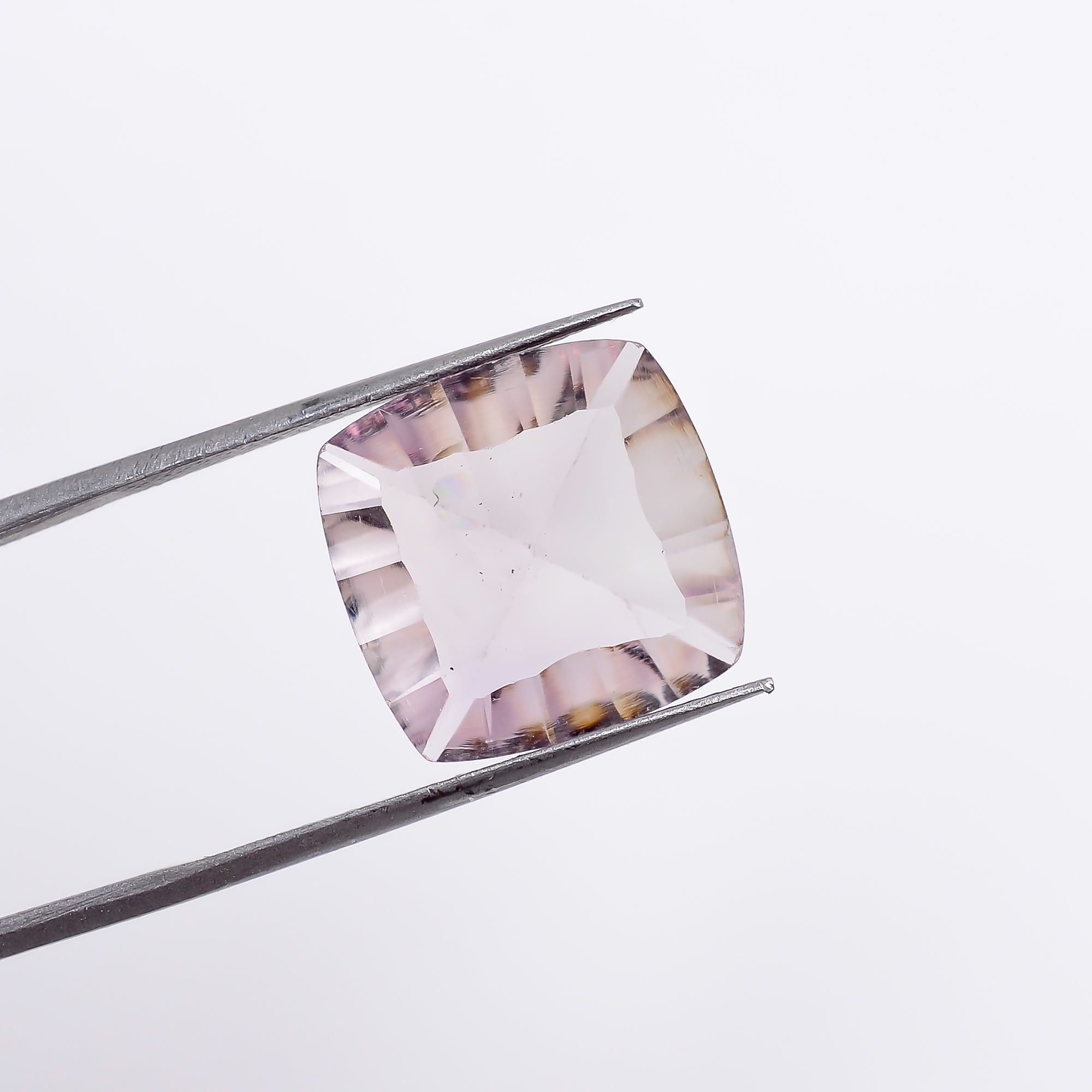 Natural Mauve Quartz Cushion Shape Cut Stone Loose Gemstone For Making Jewelry 7 Ct. 13X13X6 mm S-1247