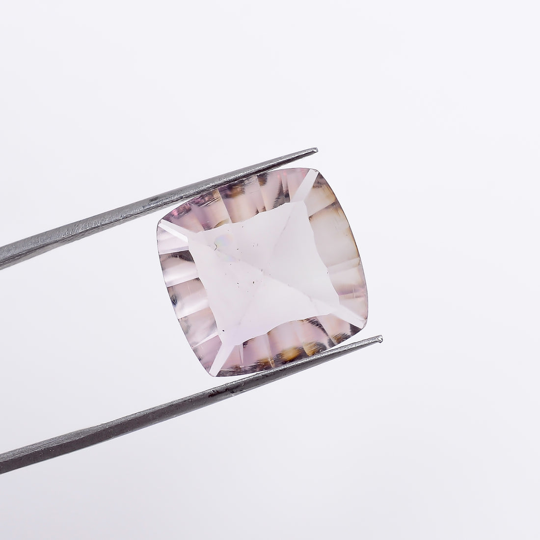Natural Mauve Quartz Cushion Shape Cut Stone Loose Gemstone For Making Jewelry 7 Ct. 13X13X6 mm S-1247
