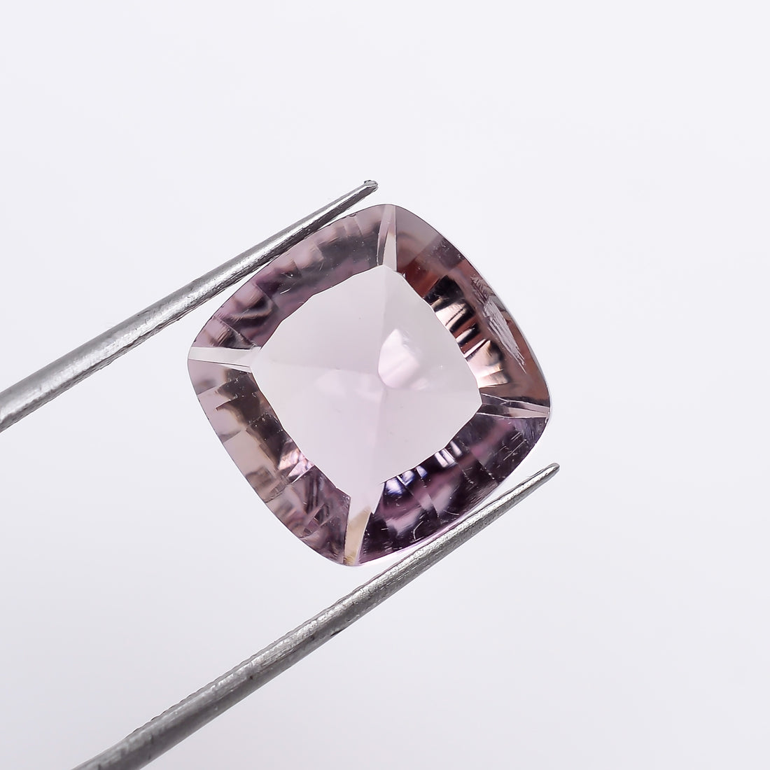 Natural Mauve Quartz Cushion Shape Cut Stone Loose Gemstone For Making Jewelry 5.5 Ct. 12X12X6 mm S-1251