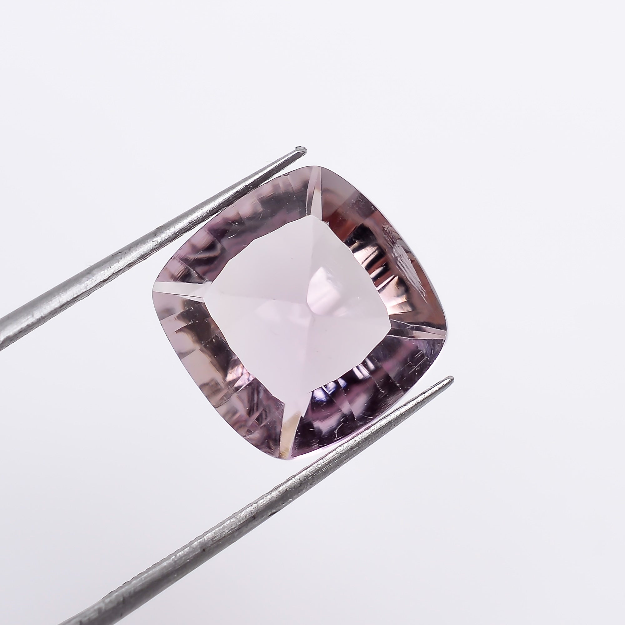 Natural Mauve Quartz Cushion Shape Cut Stone Loose Gemstone For Making Jewelry 5.5 Ct. 12X12X6 mm S-1251