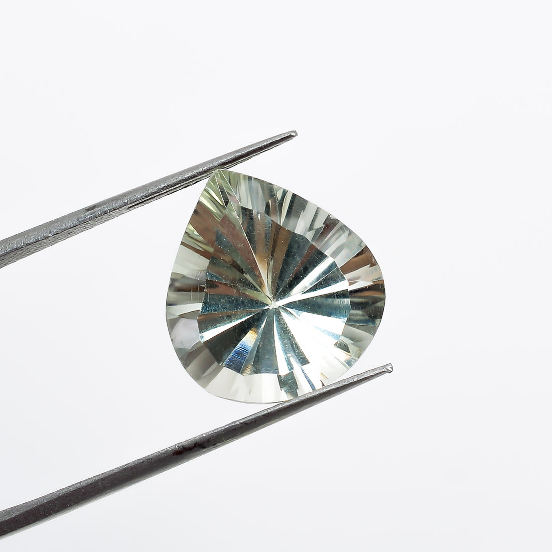 Natural Green Amethyst Heart Shape Cut Stone Loose Gemstone For Making Jewelry 5 Ct. 13X12X7 mm S-1285