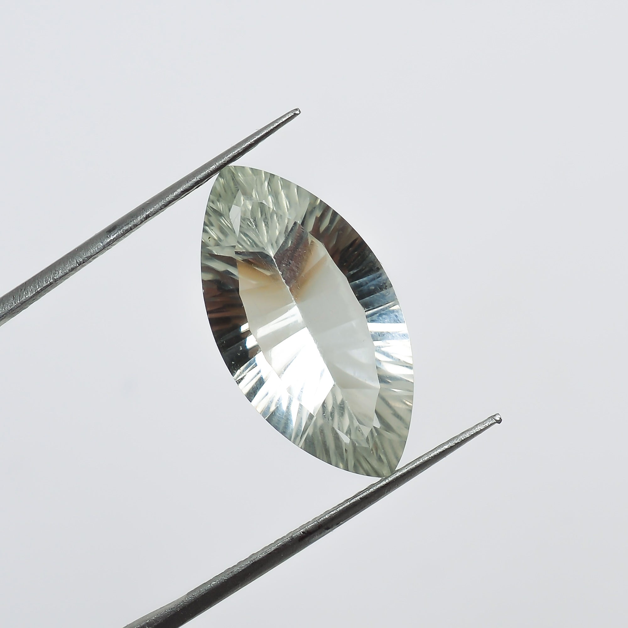 Natural Green Amethyst Marquise Shape Cut Stone Loose Gemstone For Making Jewelry 6.5 Ct. 19X10X6 mm S-1291