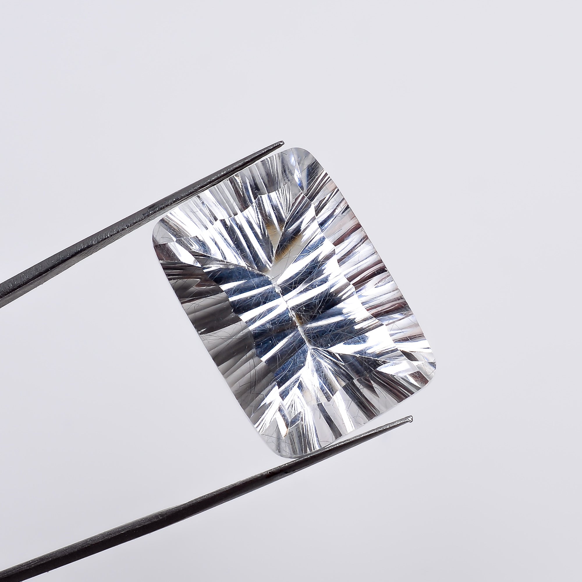 Natural Crystal Radiant Shape Cut Stone Loose Gemstone For Making Jewelry 30.5 Ct. 23X16X11 mm S-1292