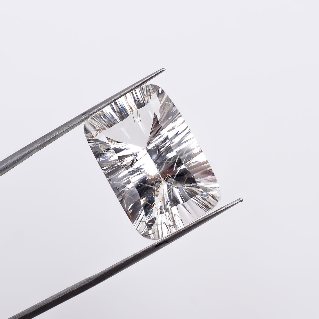 Natural Crystal Rutile Radiant Shape Cut Stone Loose Gemstone For Making Jewelry 13.5 Ct 19X12X8mm S-1296